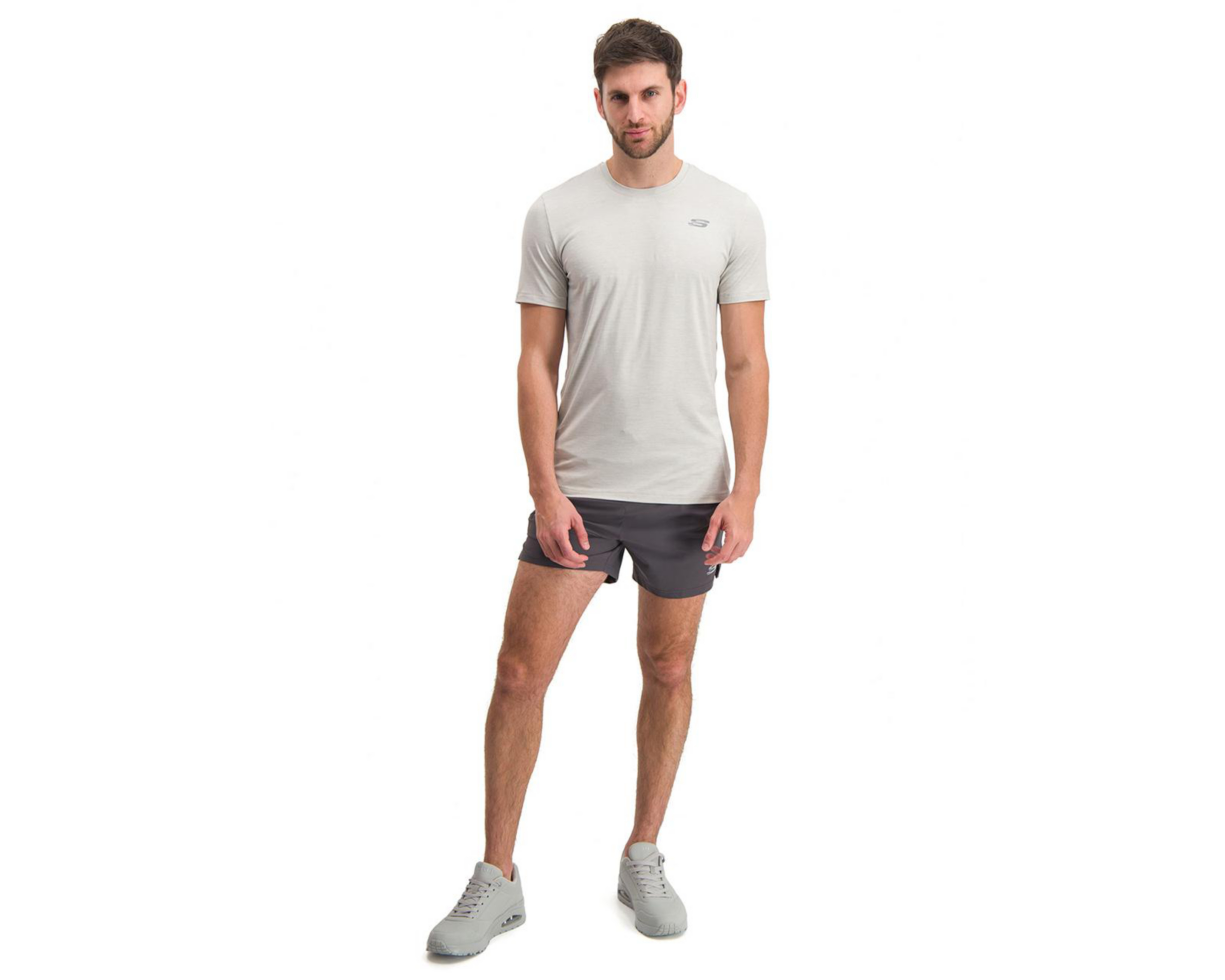 Foto 4 | Playera Skechers de Entrenamiento para Hombre