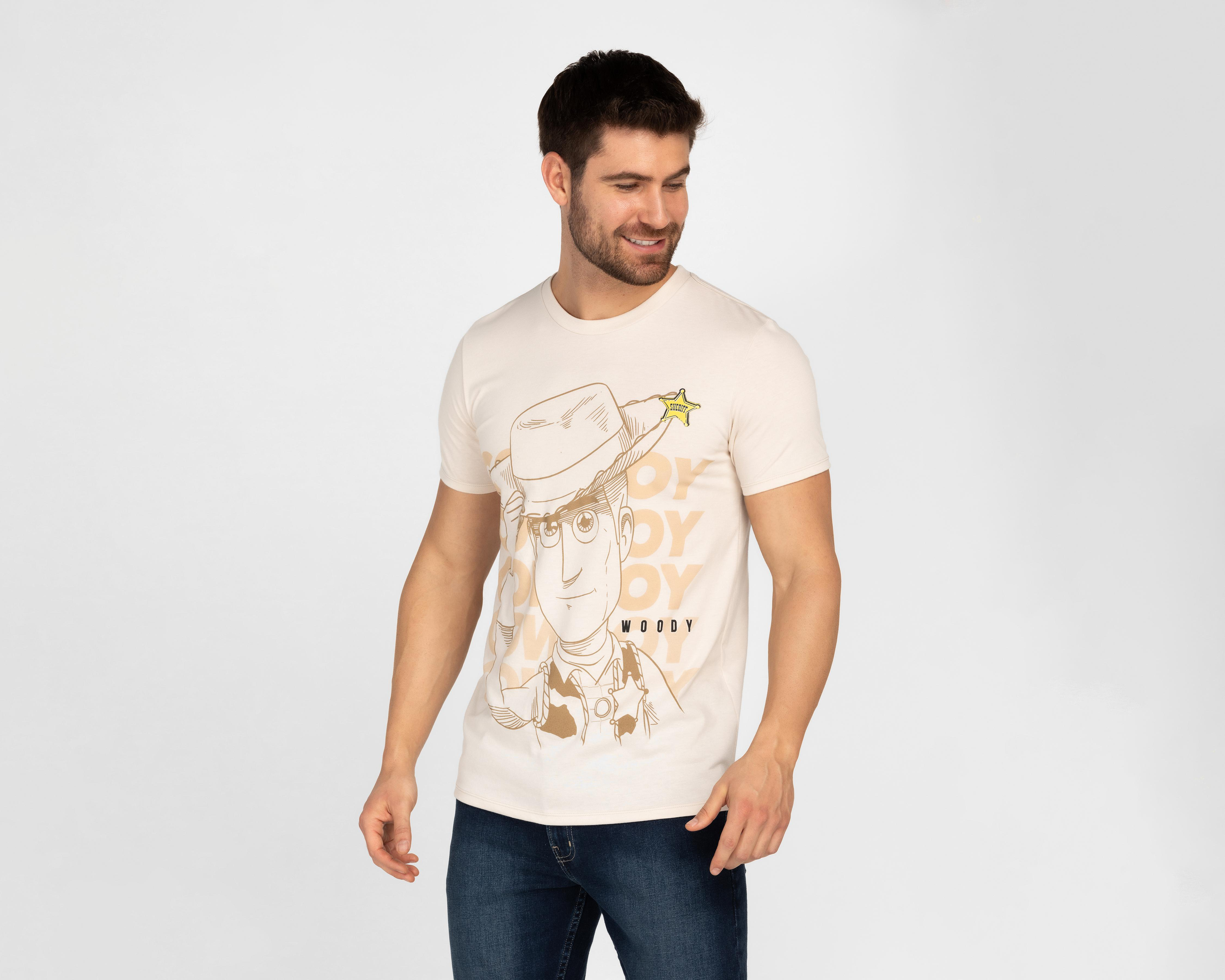 Foto 2 pulgar | Playera Toy Story Cuello Redondo para Hombre