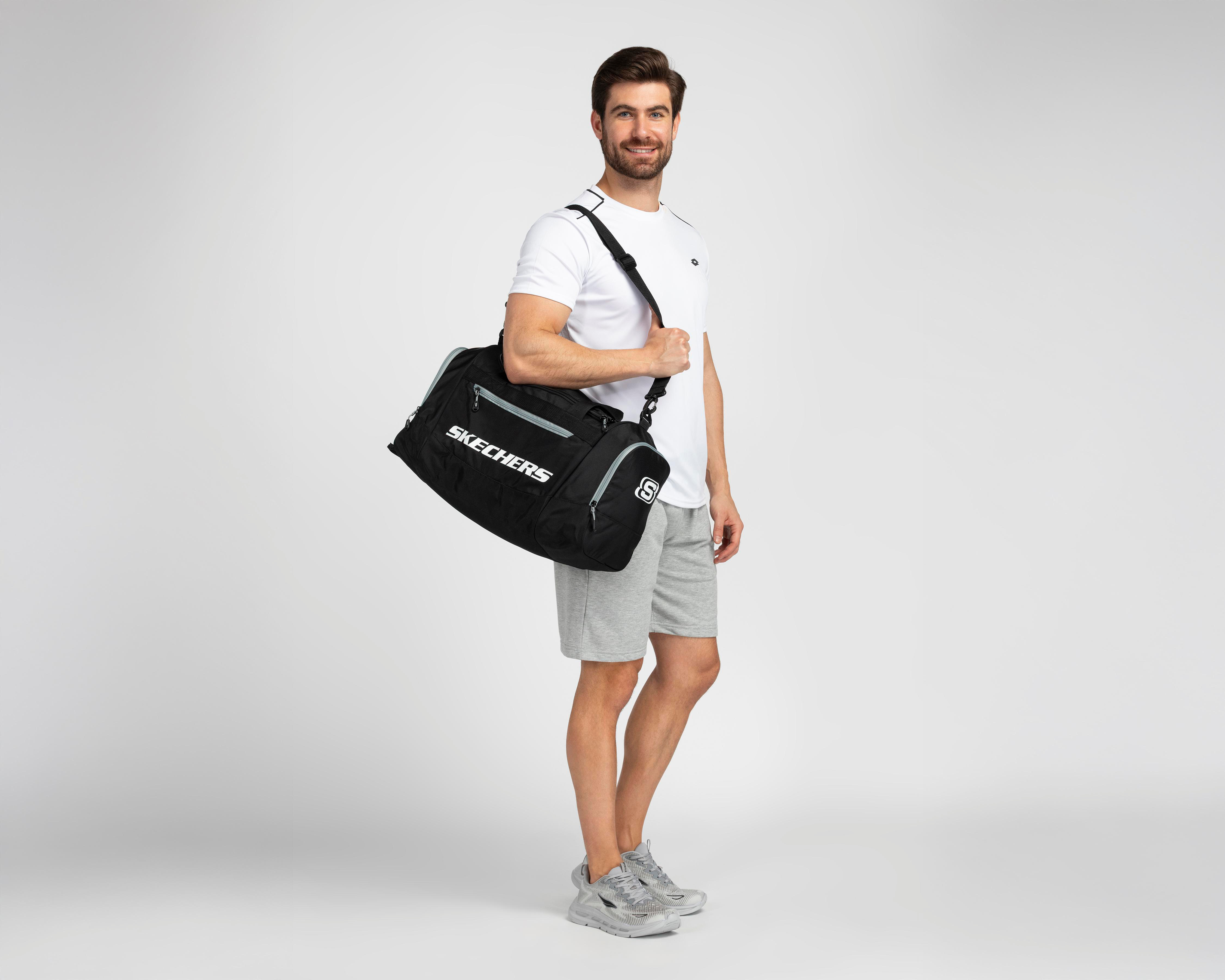 Foto 7 pulgar | Maleta Deportiva Skechers Basics Sport Negra