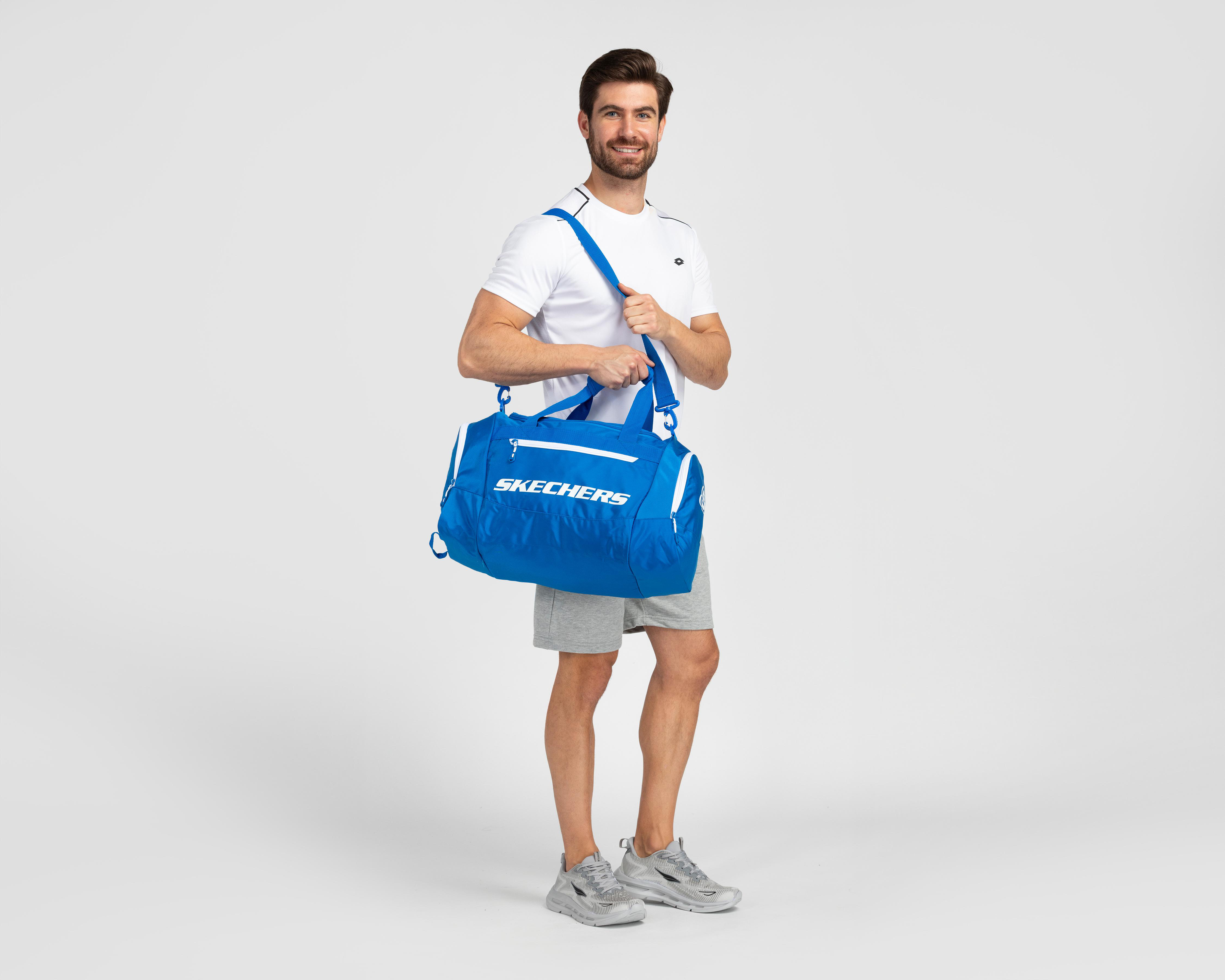 Foto 7 pulgar | Maleta Deportiva Skechers Basics Sport Azul