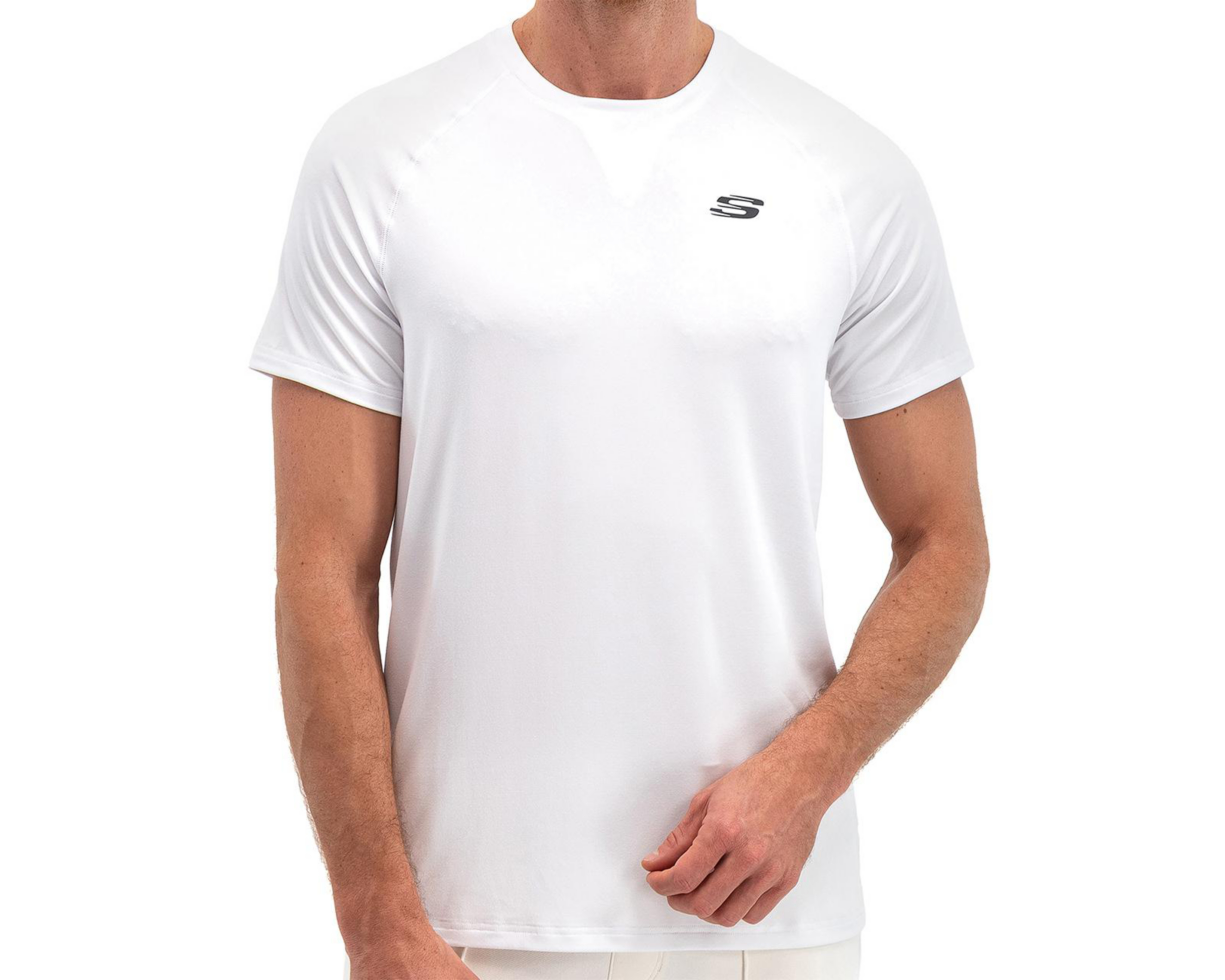 Foto 3 | Playera Skechers Dry Fast de Entrenamiento para Hombre