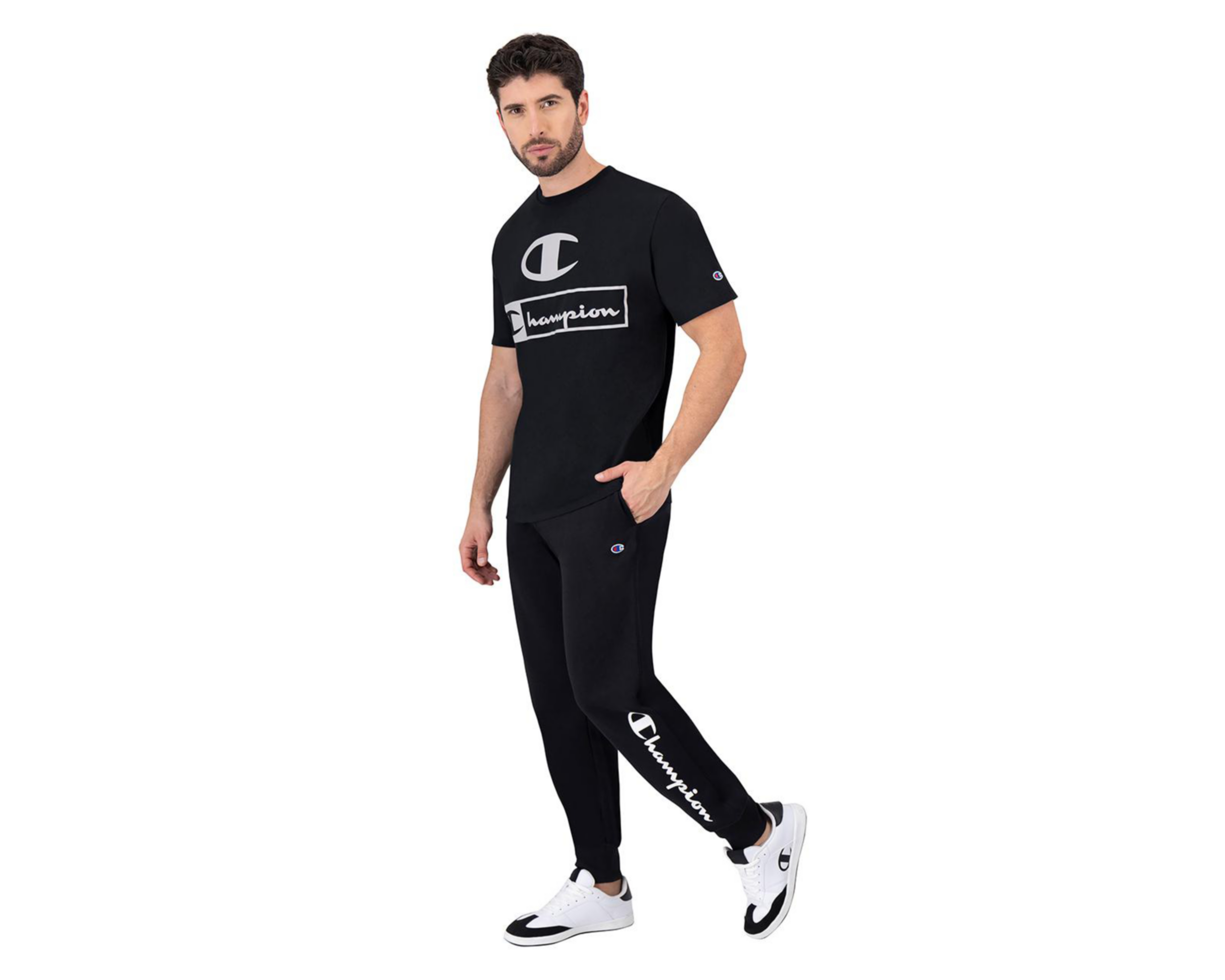 Playera Champion Cuello Redondo para Hombre