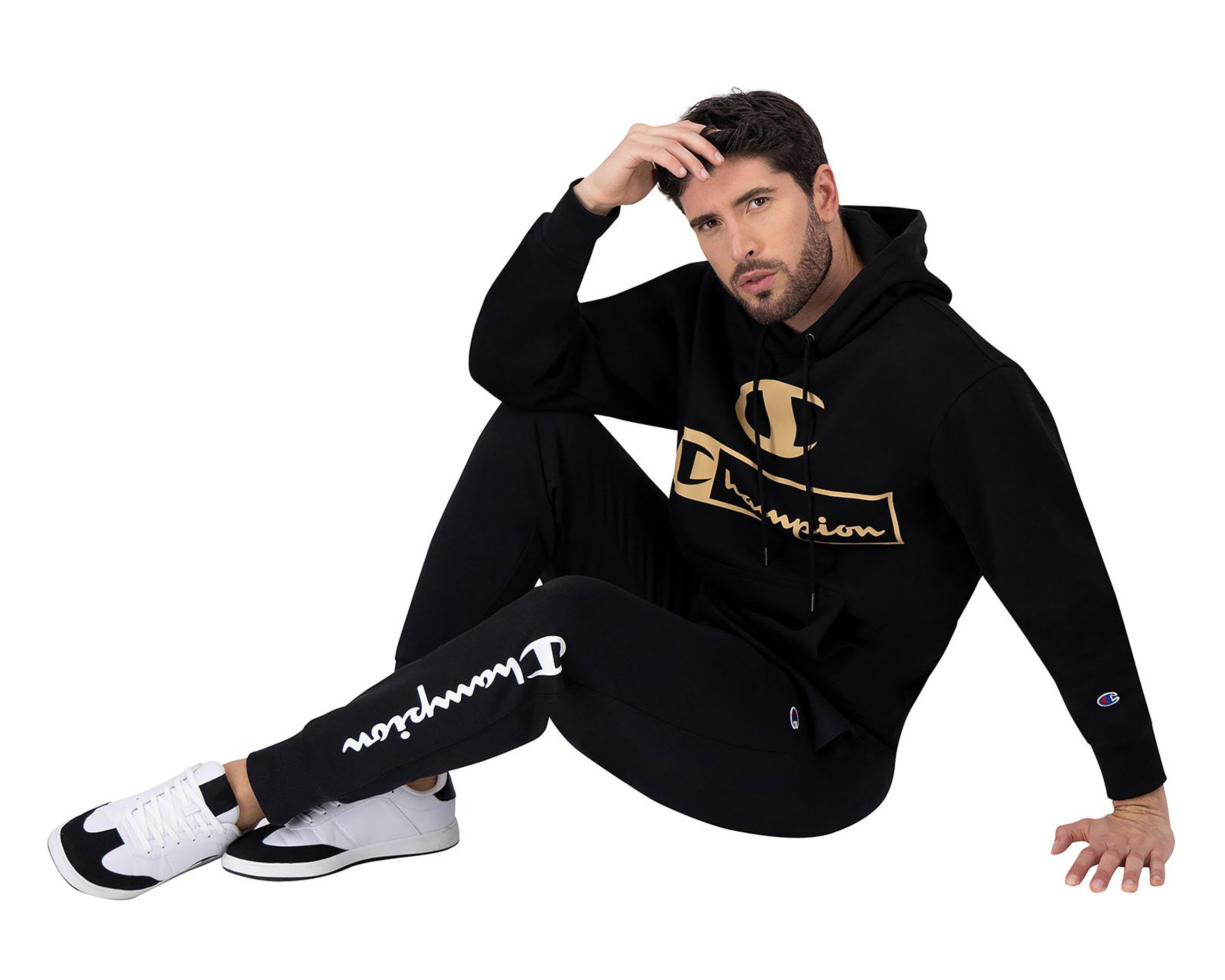 Foto 3 | Sudadera con Capucha Champion para Hombre