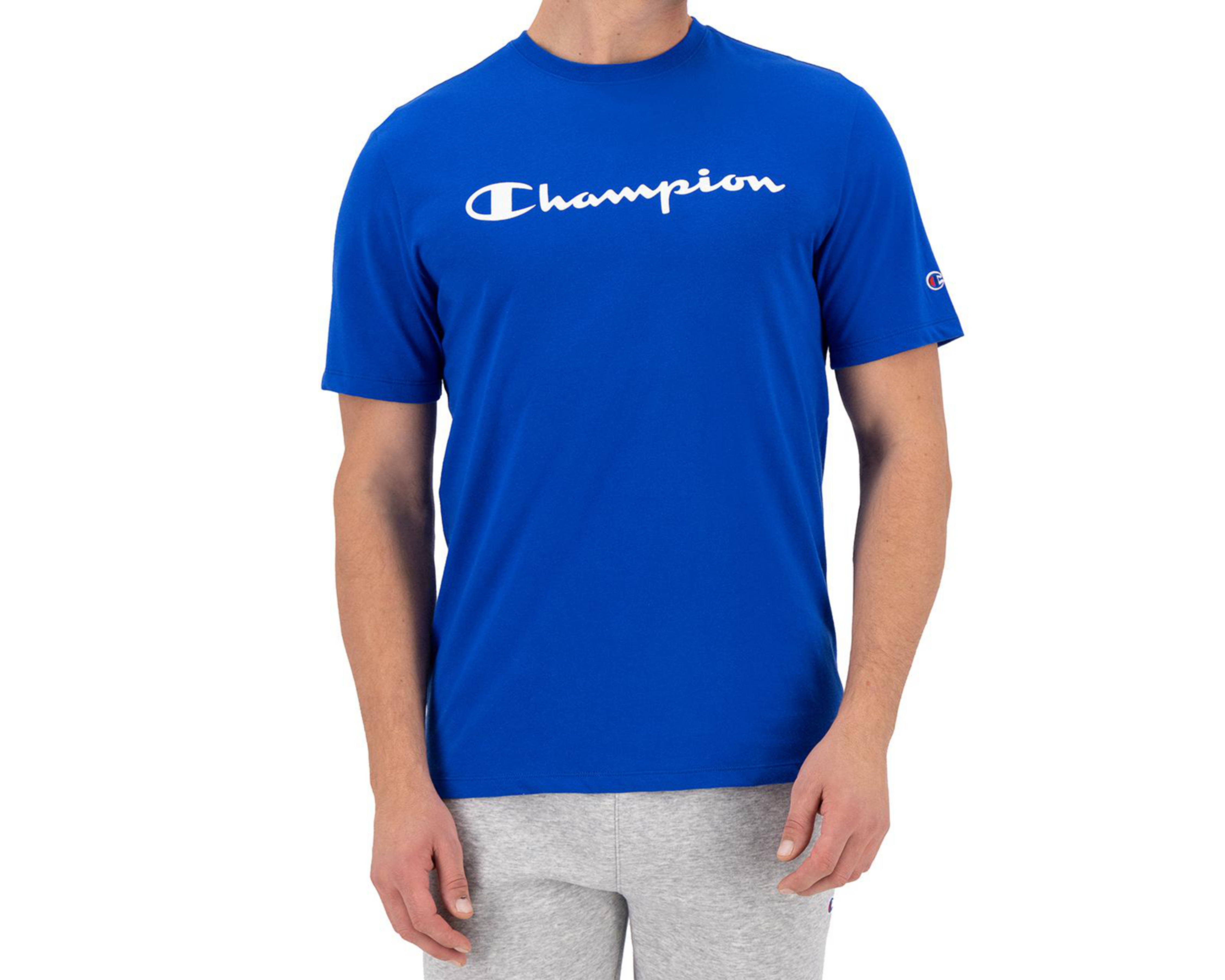 Foto 2 pulgar | Playera Champion Cuello Redondo para Hombre