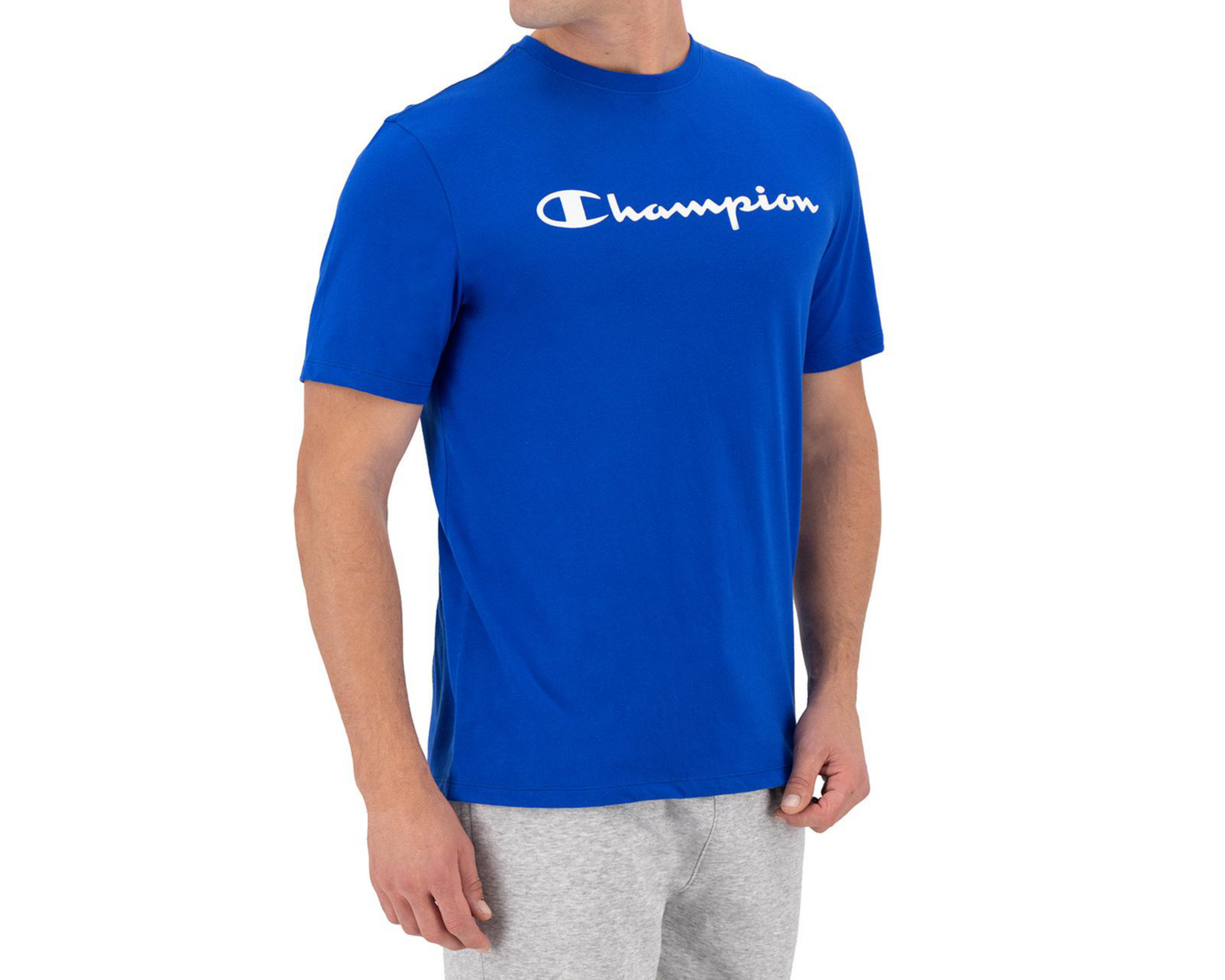 Foto 3 pulgar | Playera Champion Cuello Redondo para Hombre