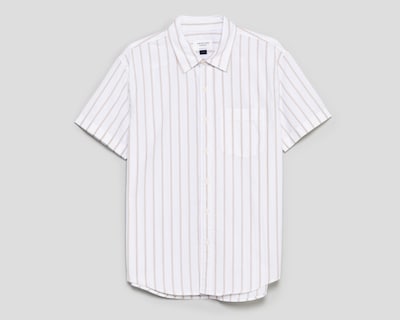 Foto 1 | Camisa Casual de Algodón American Eagle Regular a Rayas para Hombre