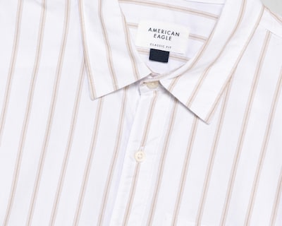 Foto 3 | Camisa Casual de Algodón American Eagle Regular a Rayas para Hombre
