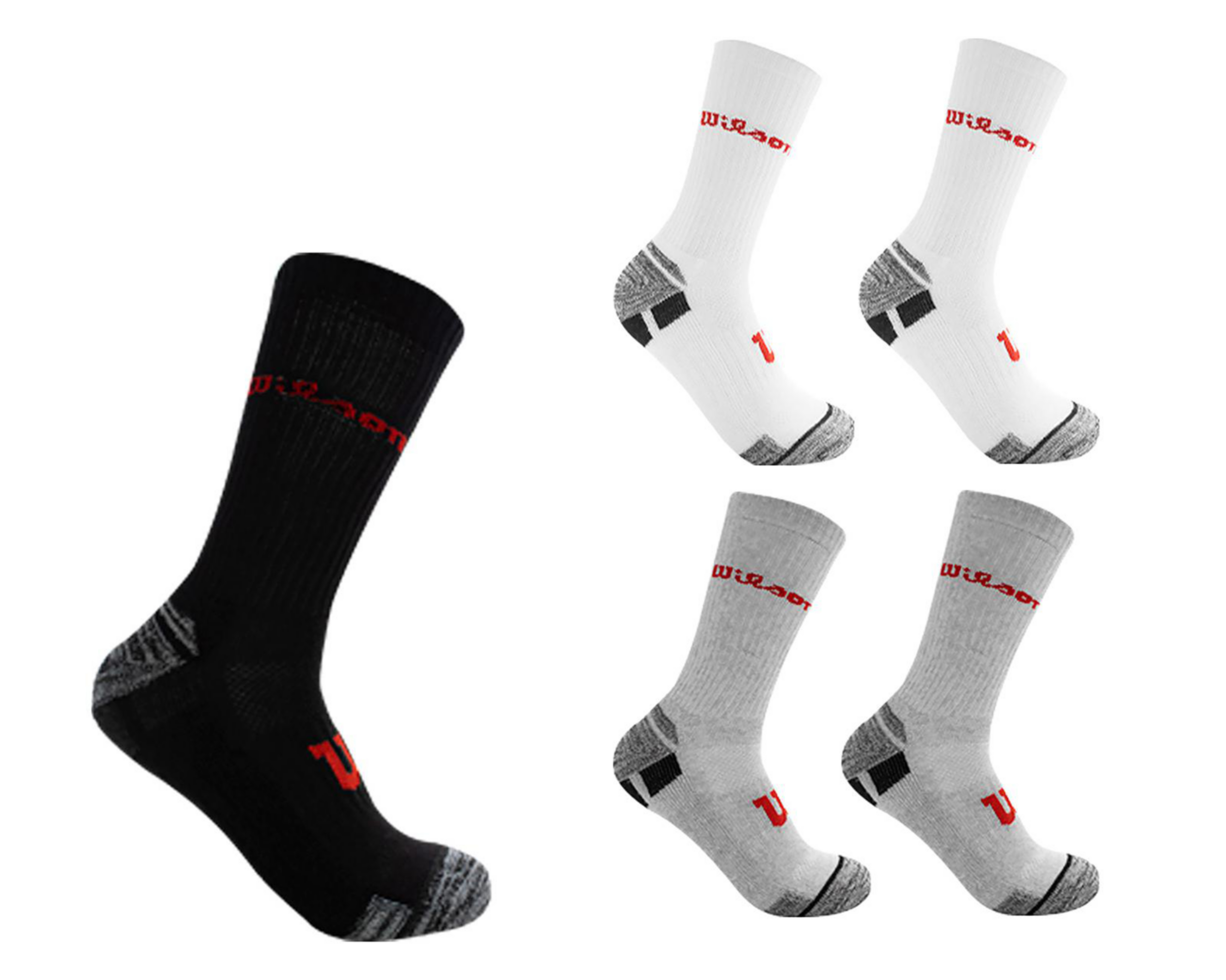 Calcetas Deportivas Wilson para Hombre 5 pares