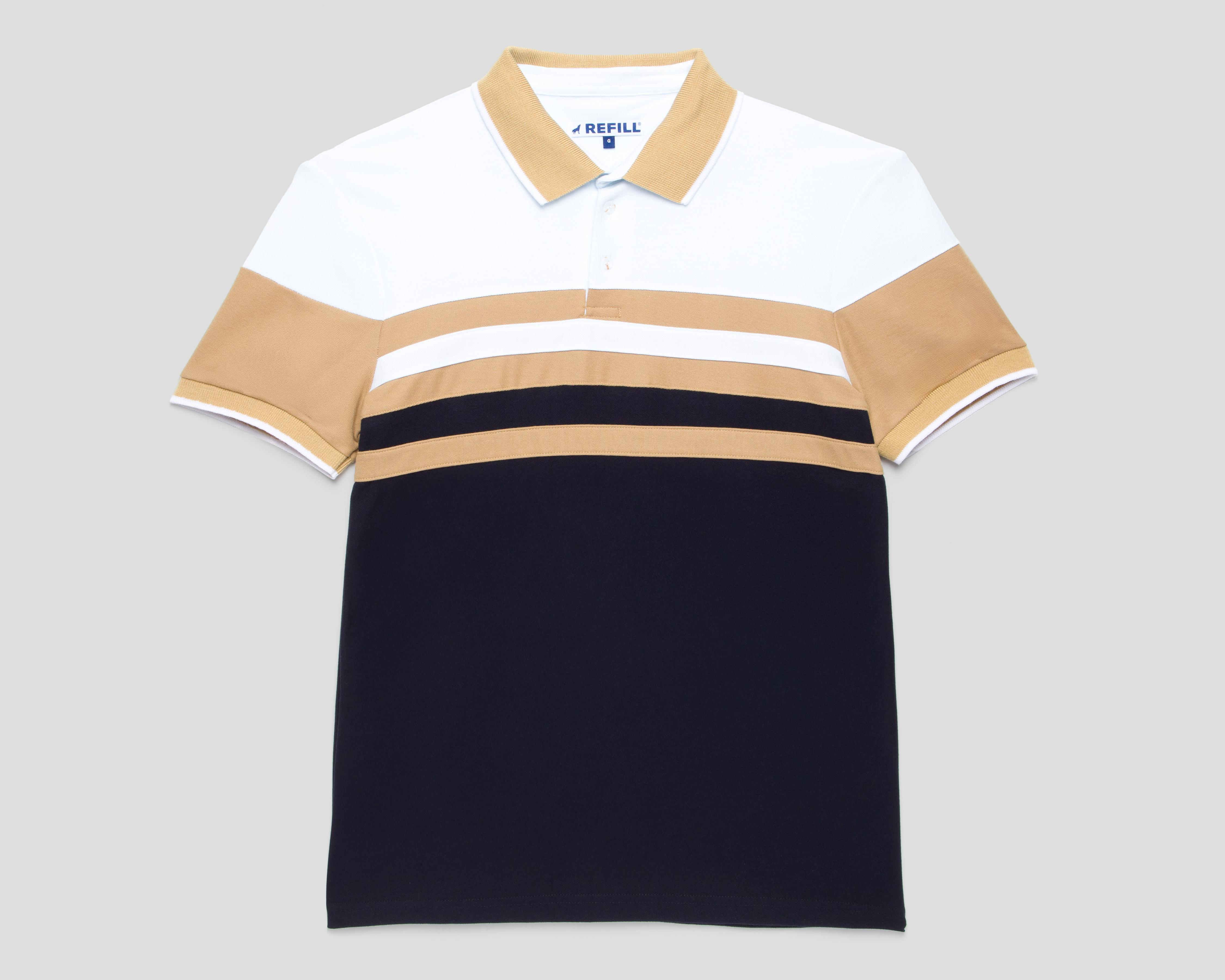 Foto 2 pulgar | Playera Polo Refill Multicolor para Hombre