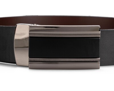 Foto 3 | Cinturón de Piel para Hombre Freedom Negro