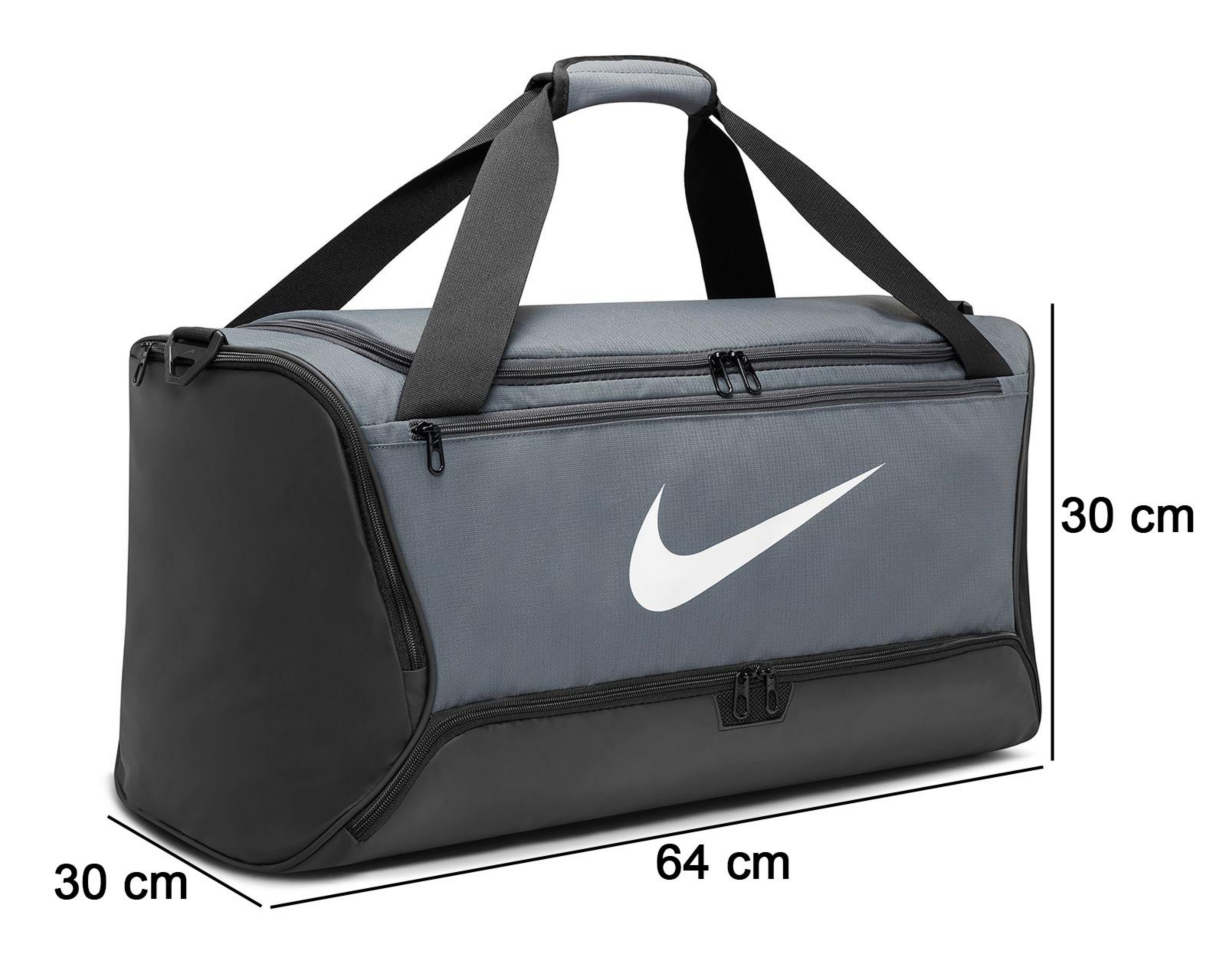 Foto 10 | Maleta de Entrenamiento Nike Brasilia Gris