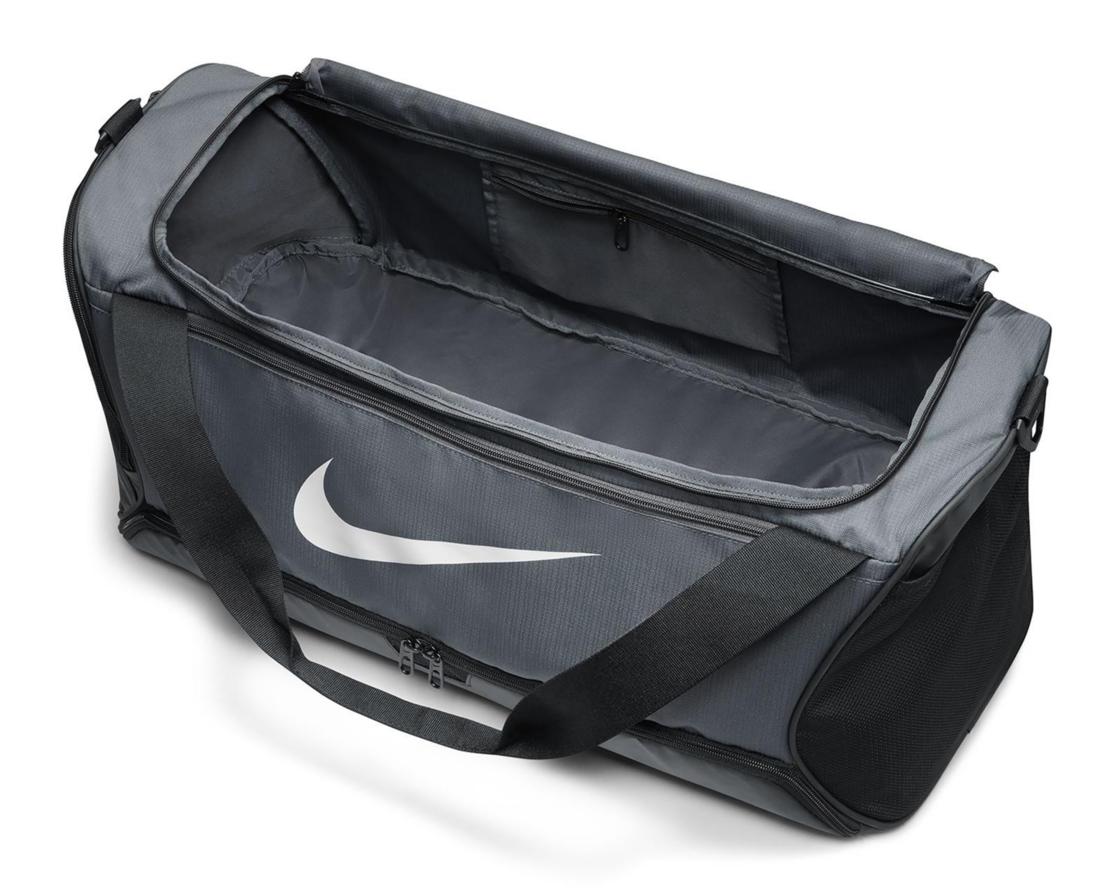 Foto 6 pulgar | Maleta de Entrenamiento Nike Brasilia Gris