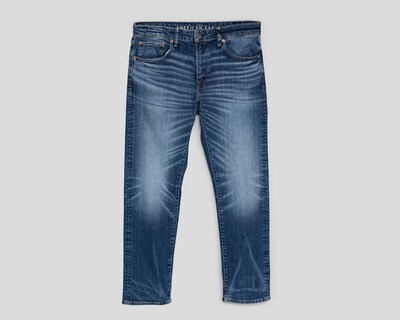 Foto 1 | Jeans Slim Straight American Eagle Dark Clean para Hombre