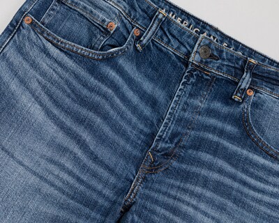Foto 3 | Jeans Slim Straight American Eagle Dark Clean para Hombre