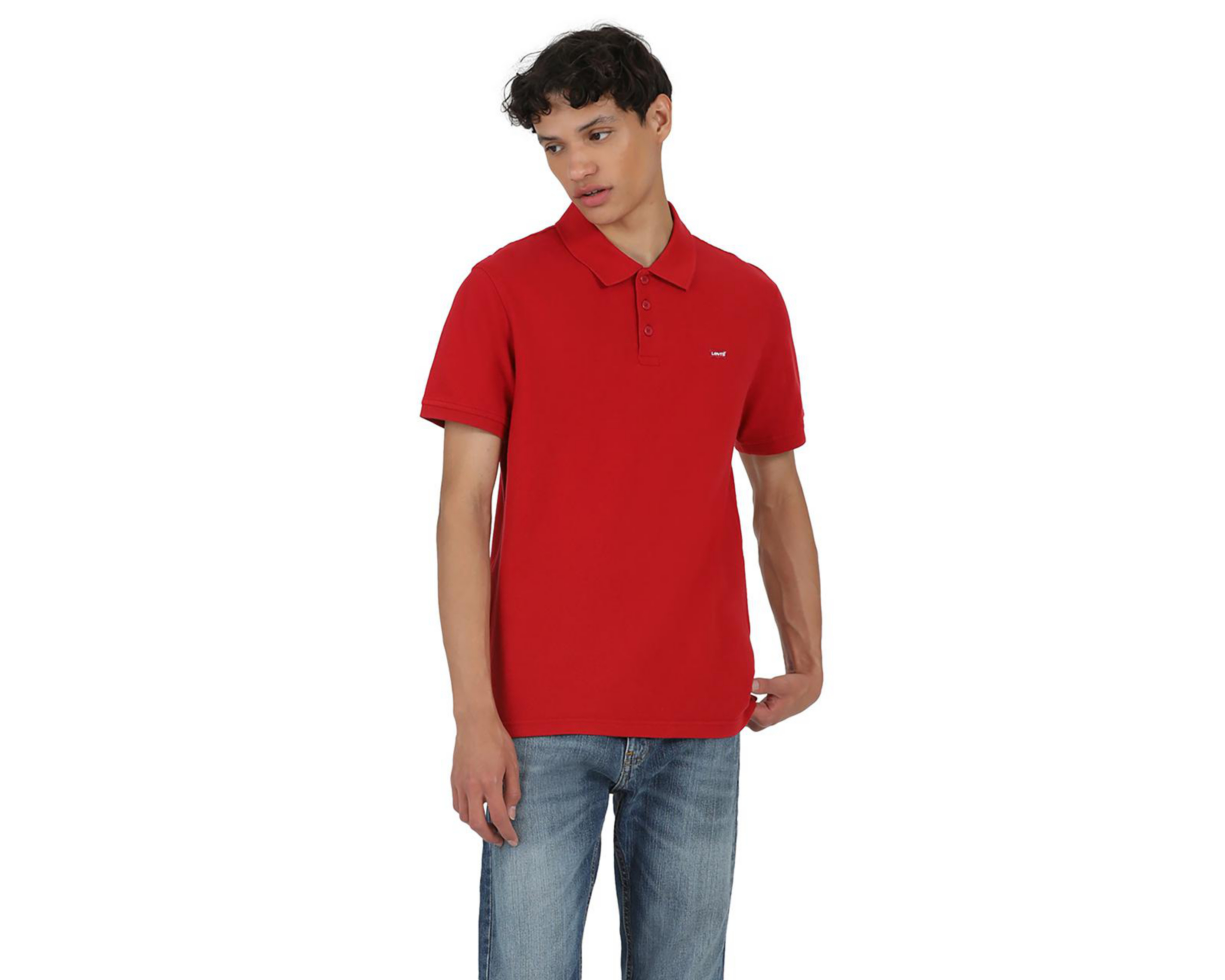Foto 2 pulgar | Playera Polo Levi's Roja para Hombre