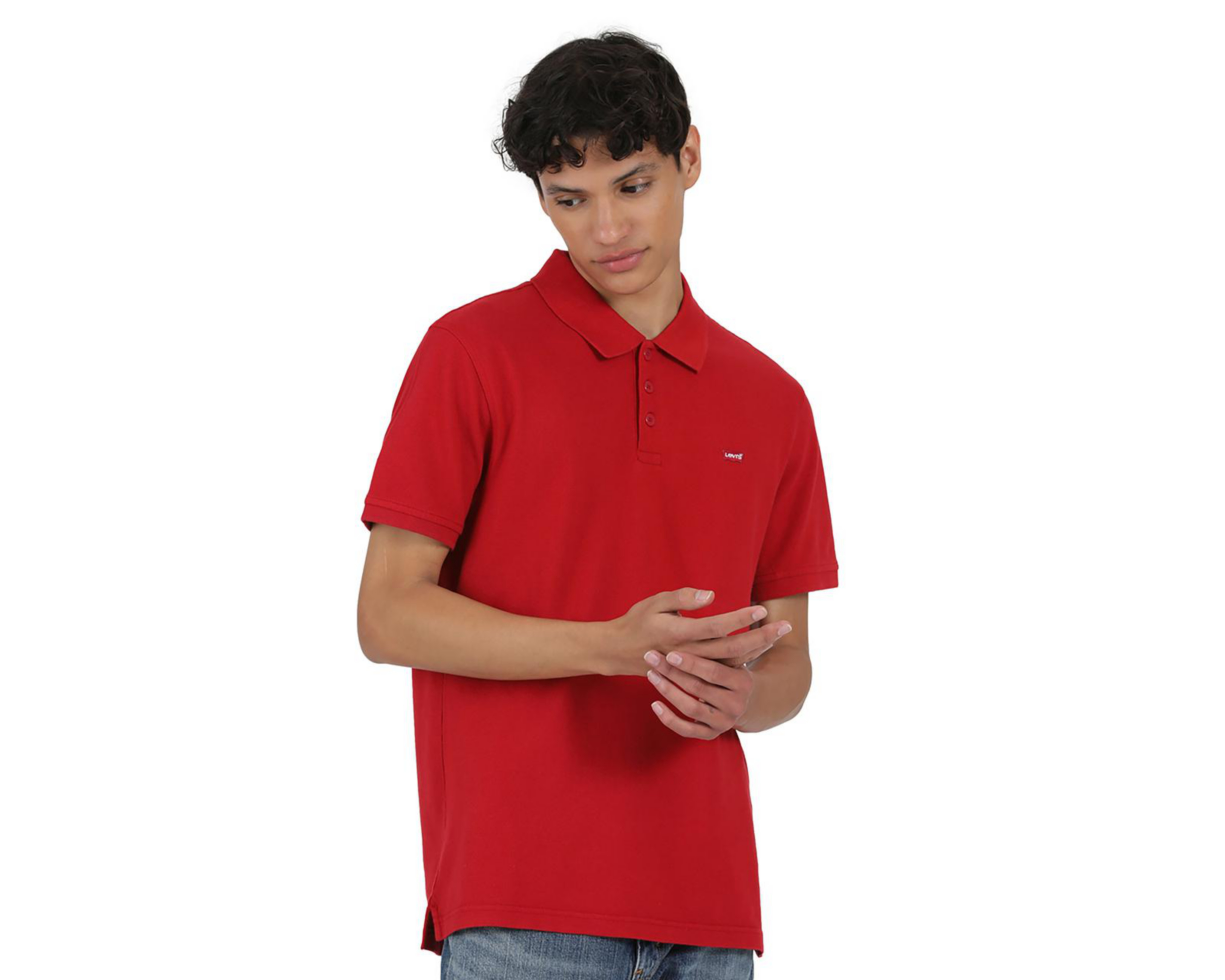 Foto 5 pulgar | Playera Polo Levi's Roja para Hombre