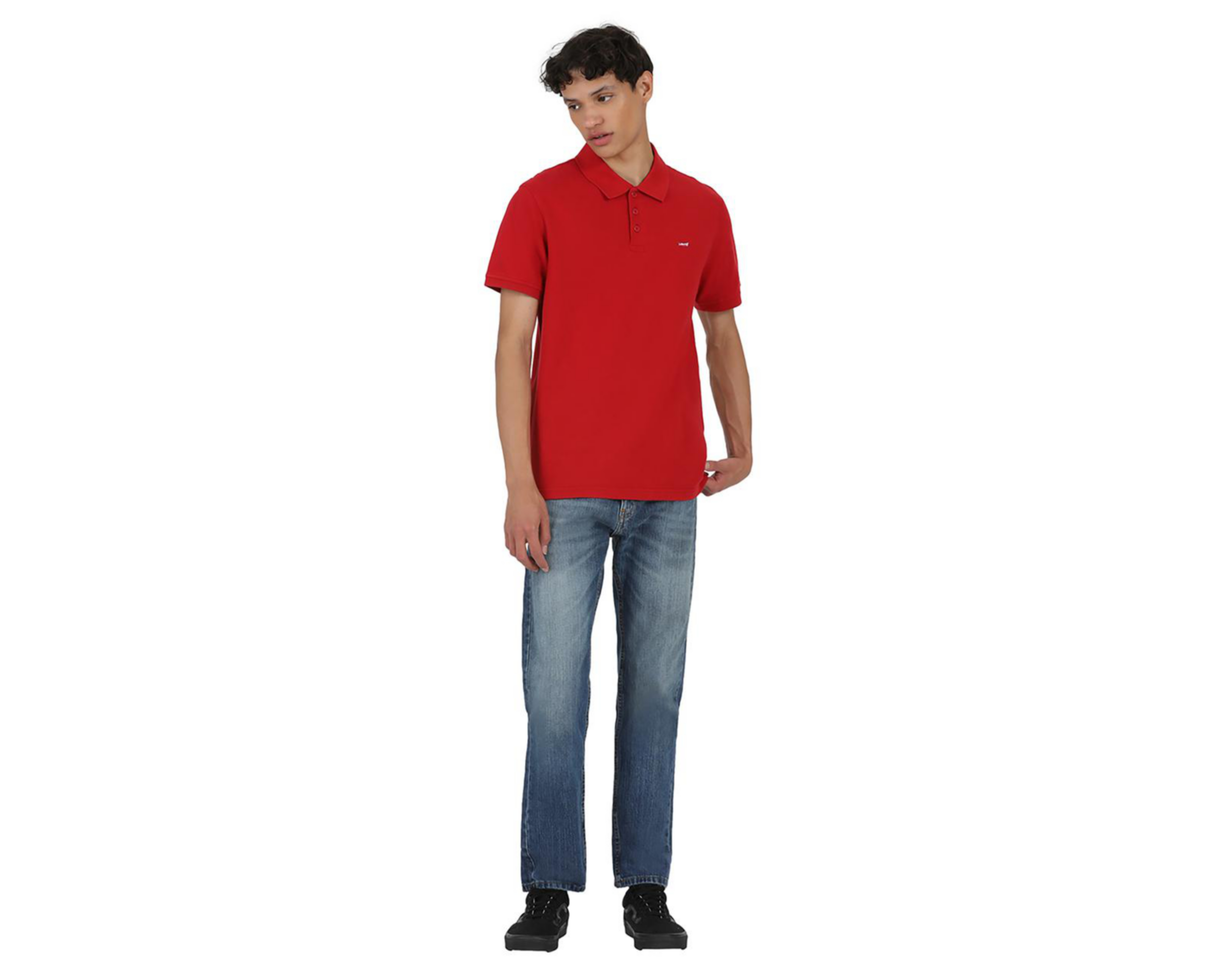 Foto 5 | Playera Polo Levi's Roja para Hombre