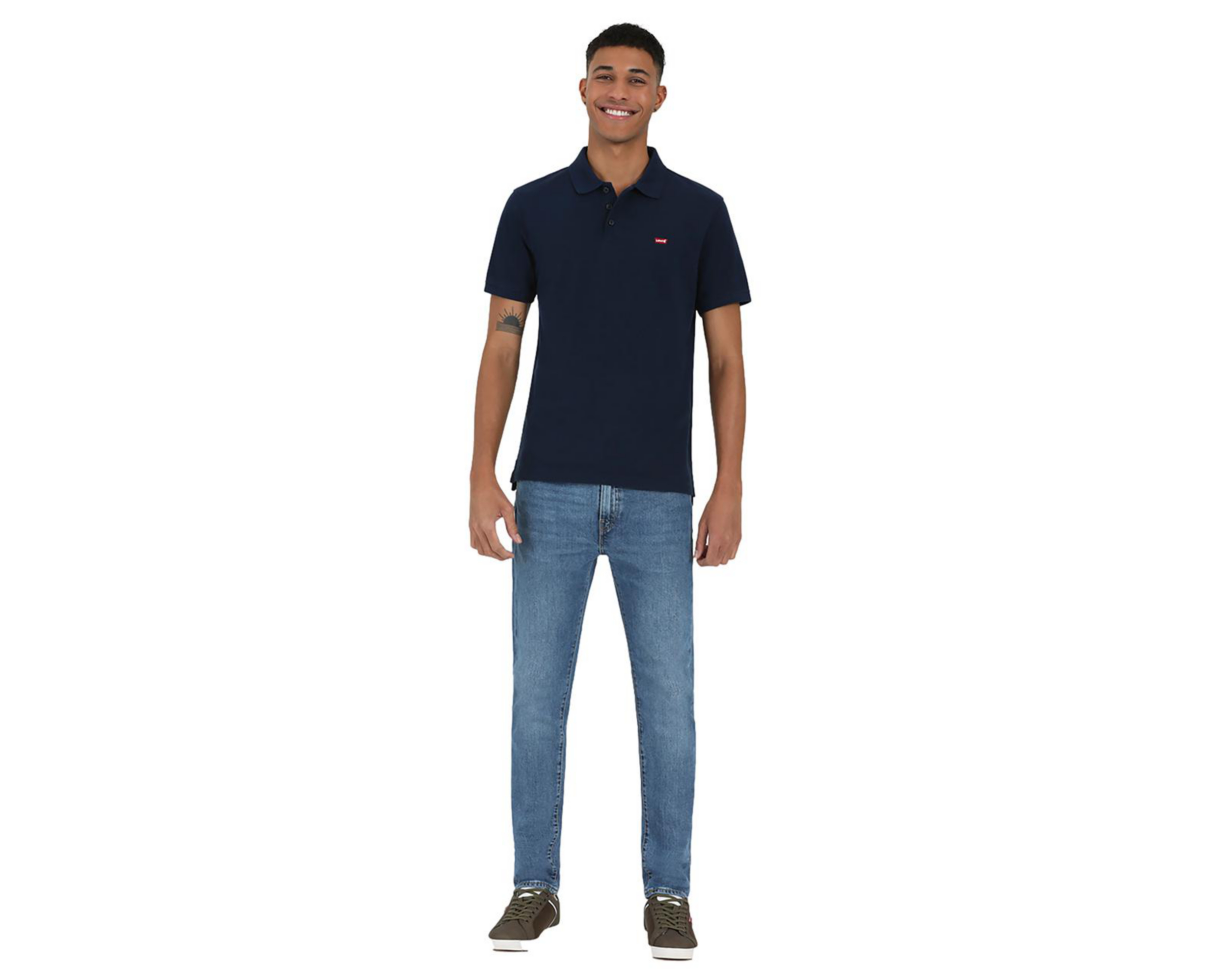 Foto 6 pulgar | Playera Polo Levi's Azul Marino para Hombre