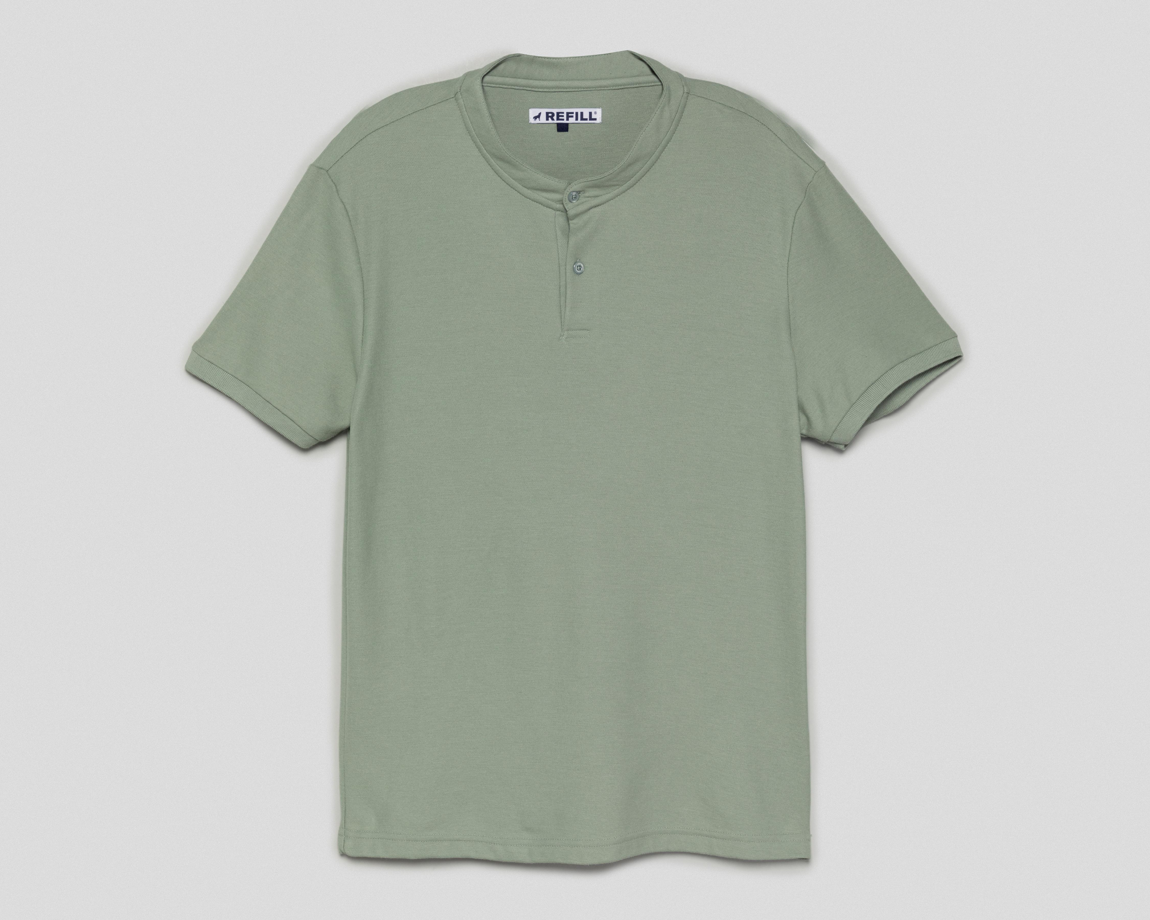 Playera Polo Refill Cuello Mao para Hombre