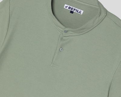 Foto 3 | Playera Polo Refill Cuello Mao para Hombre