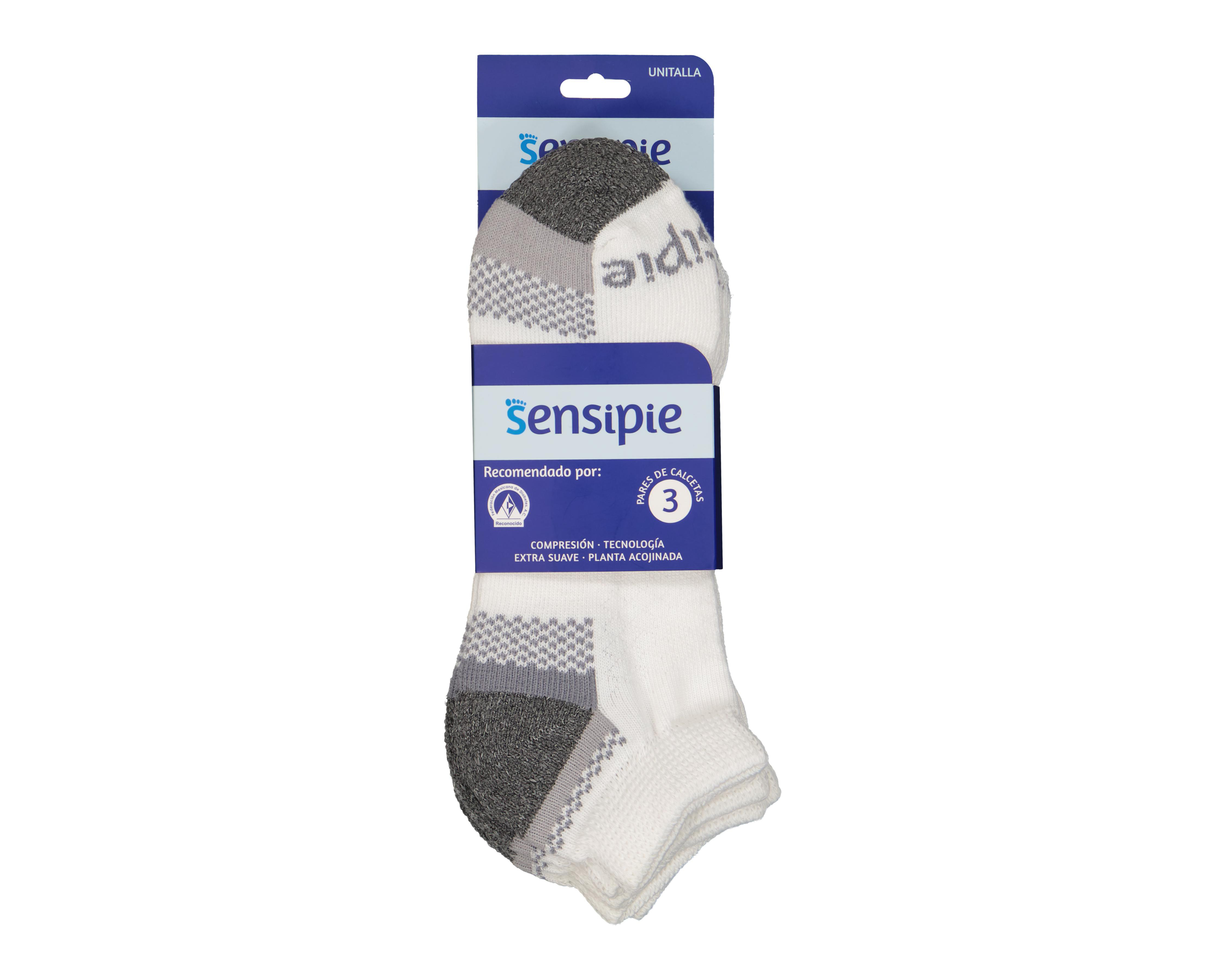 Foto 4 pulgar | Calcetas para Personas con Diabetes Sensipie para Hombre 3 Pares