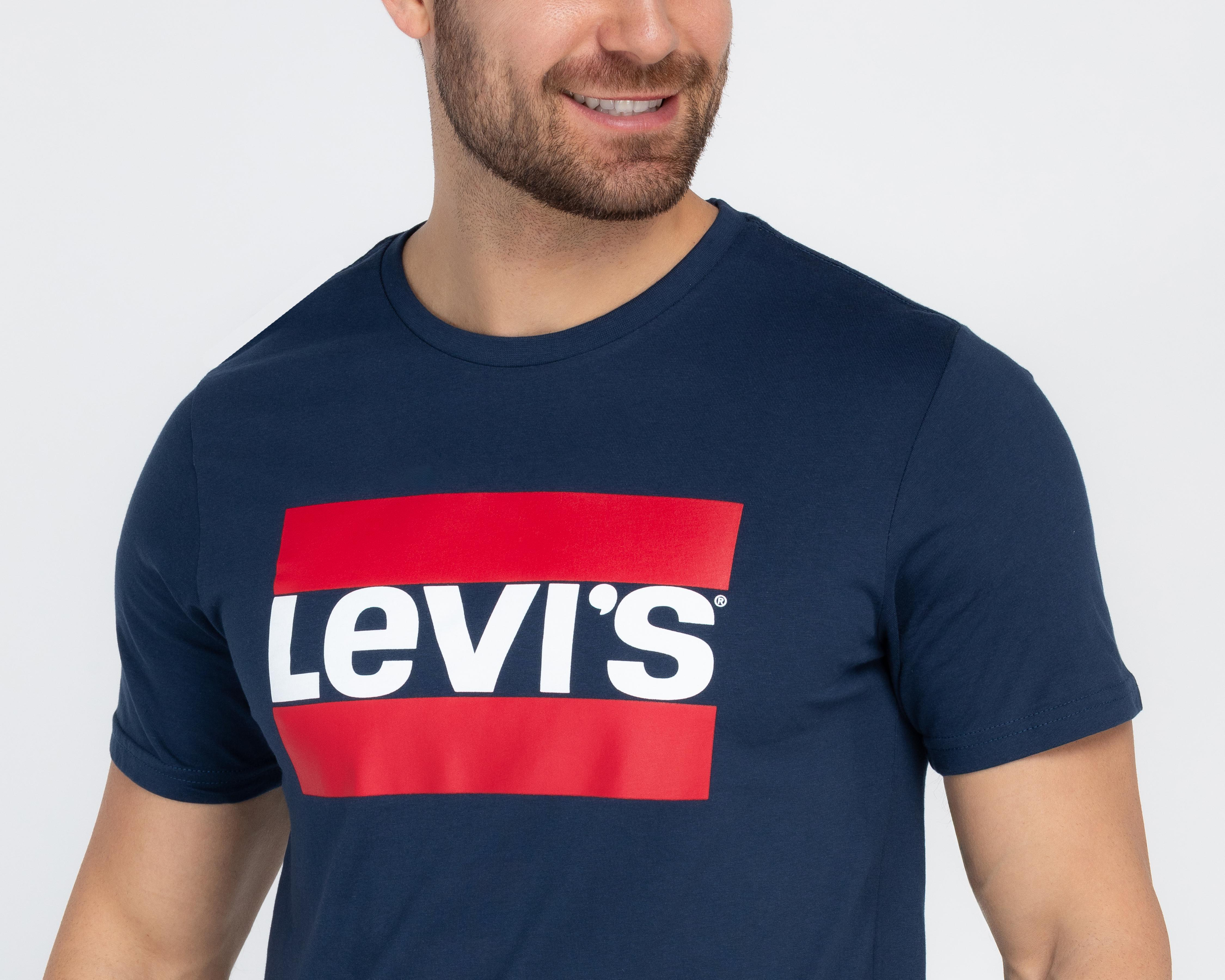 Foto 4 pulgar | Playera Levi's Cuello Redondo para Hombre