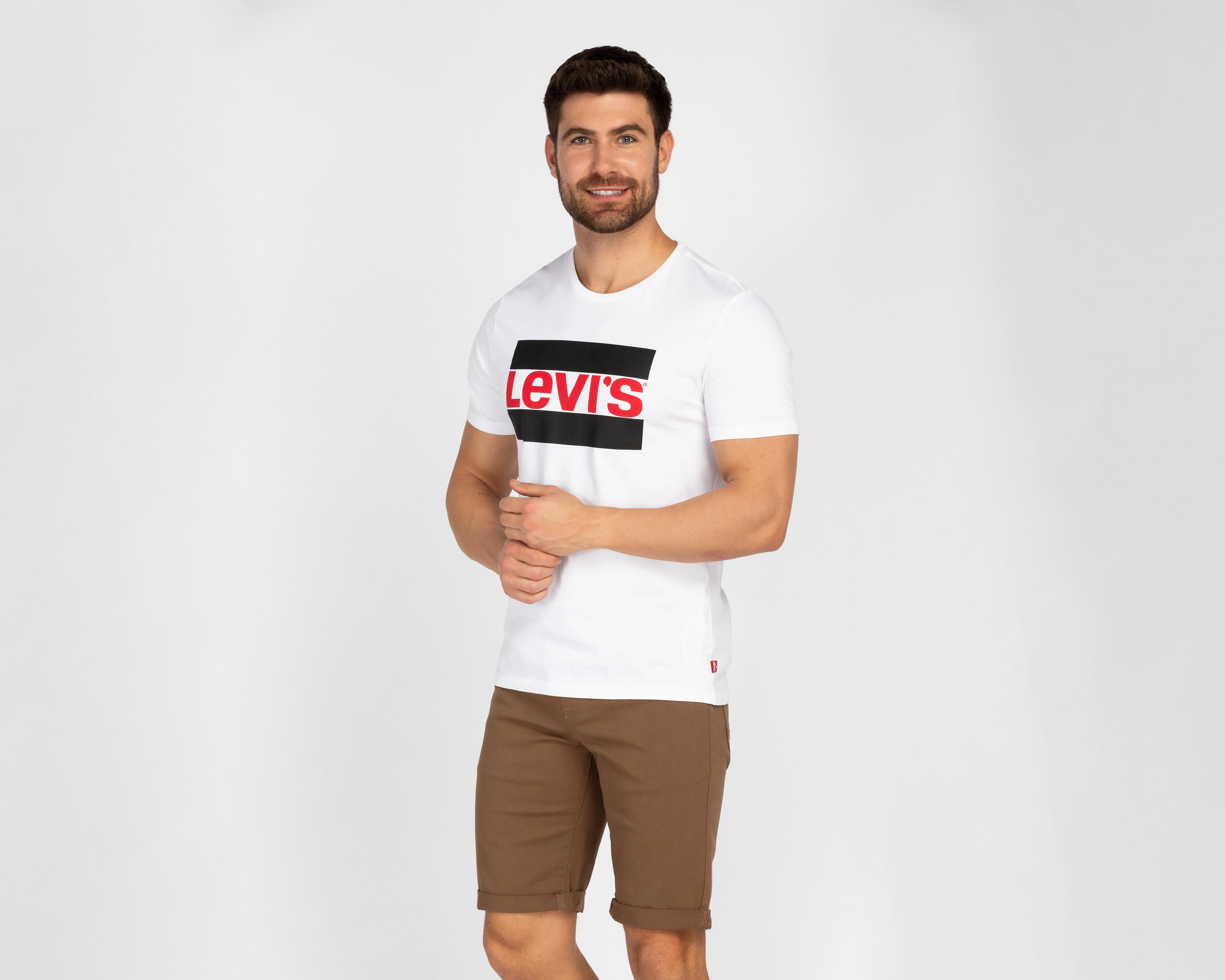 Foto 2 pulgar | Playera Levi's Cuello Redondo para Hombre