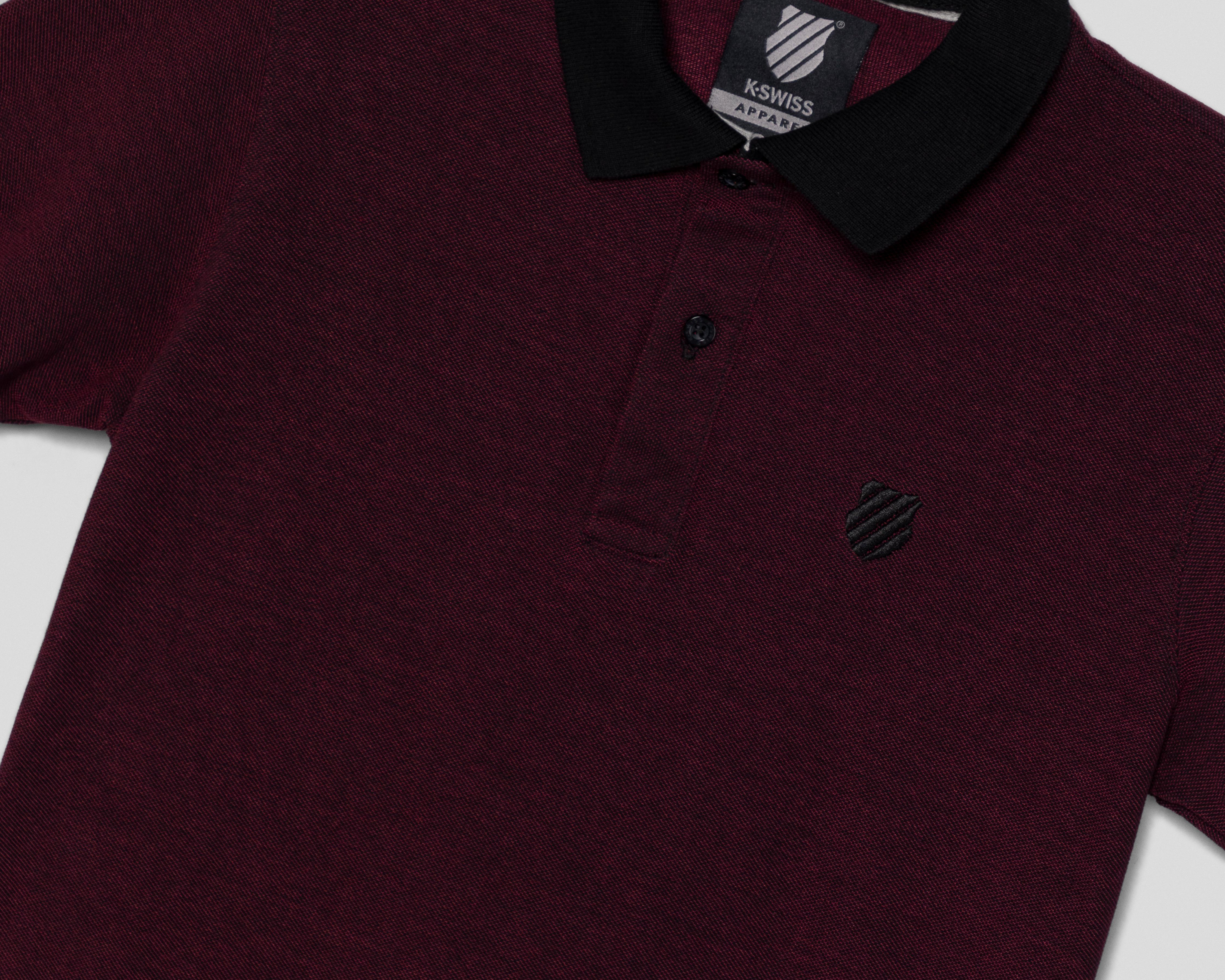 Foto 4 pulgar | Playera Polo K-Swiss Tinta para Hombre