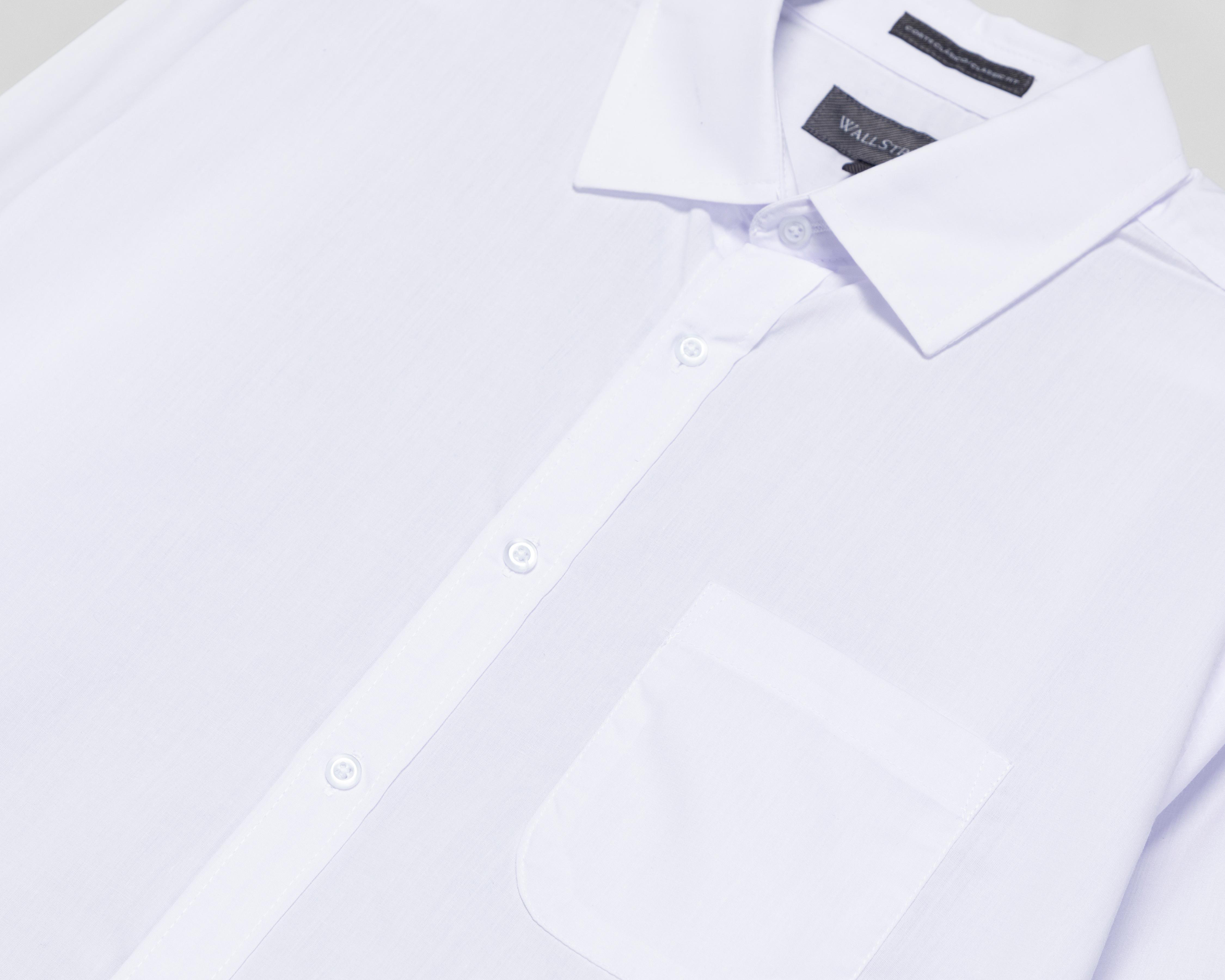 Foto 3 | Camisa de Vestir Wall Street Manga Larga Cuello Americano