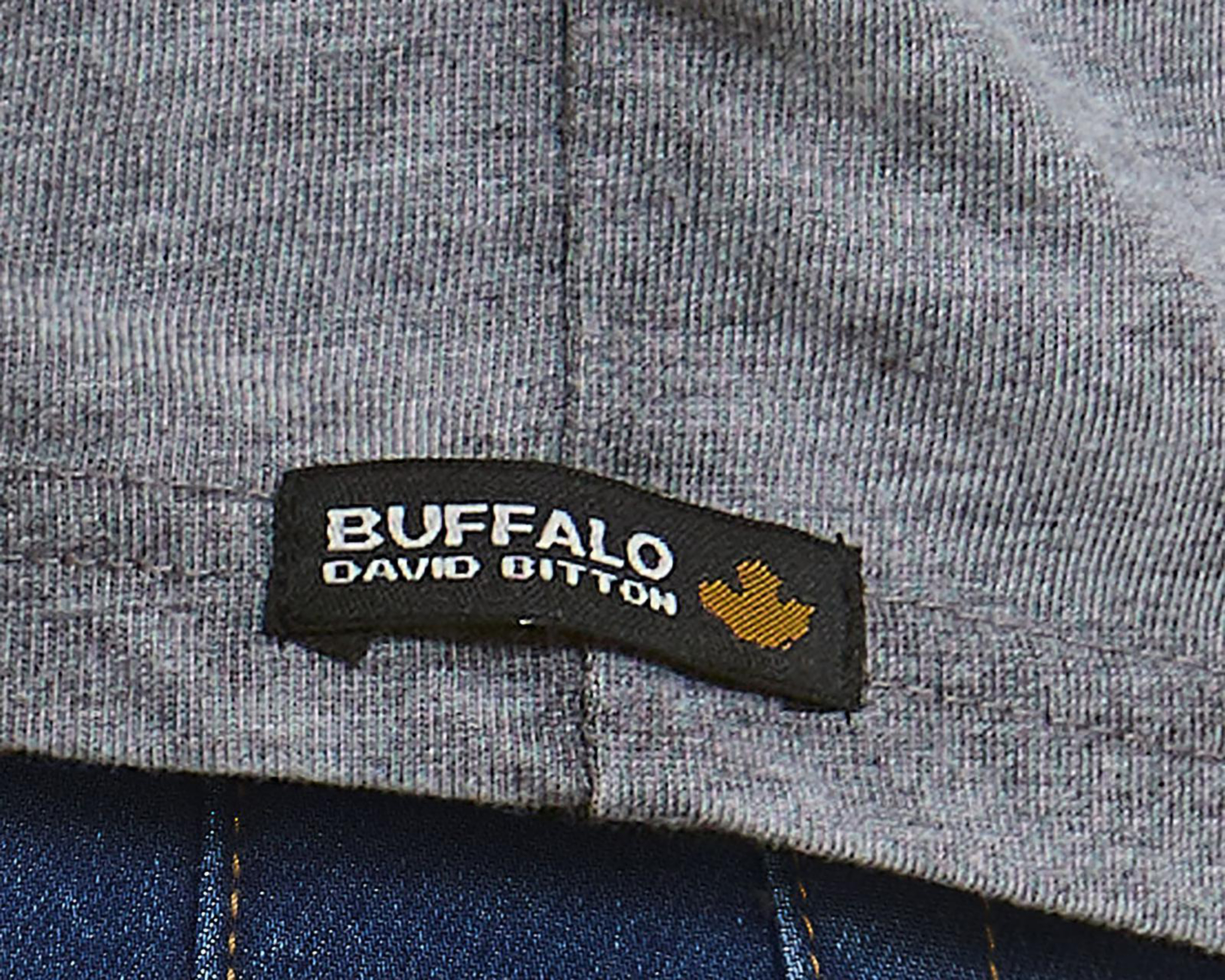 Foto 5 pulgar | Playera Cuello Redondo Buffalo David Bitton Gris para Hombre
