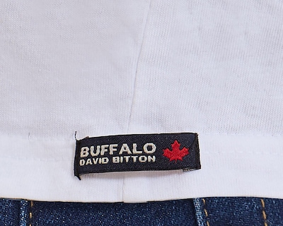 Foto 4 | Playera Cuello Redondo Buffalo David Bitton Blanca para Hombre