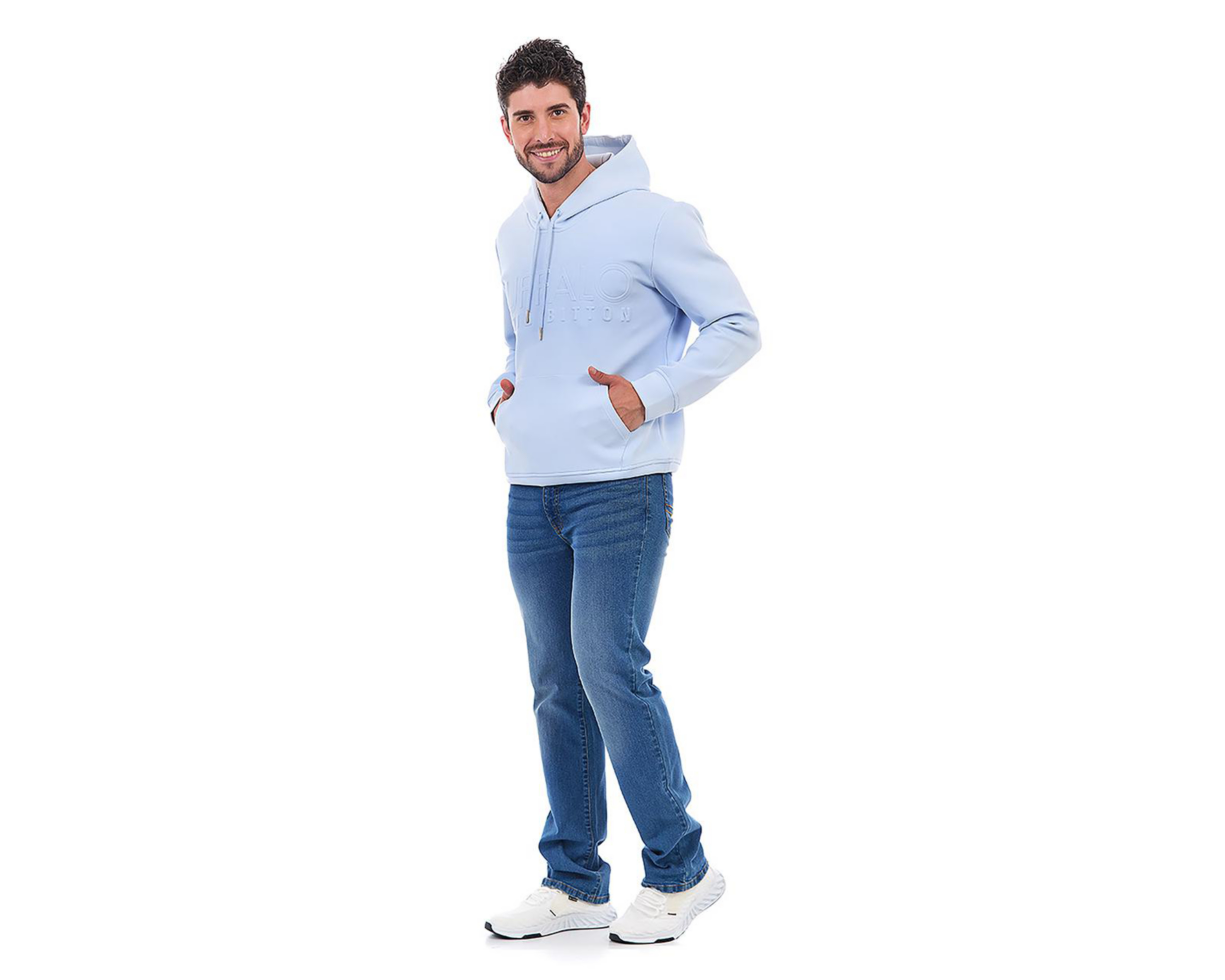 Foto 4 pulgar | Sudadera con Capucha Buffalo David Bitton para Hombre