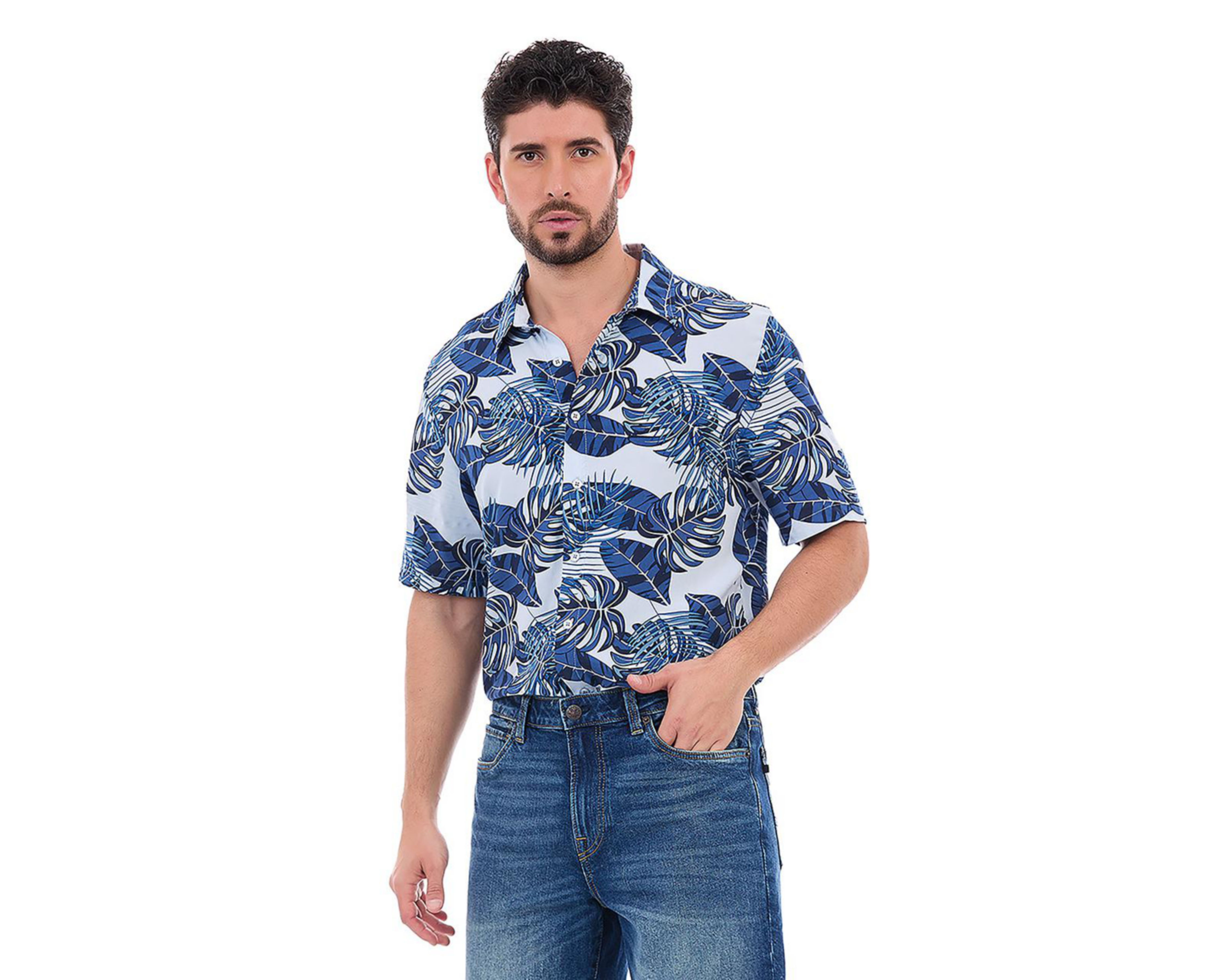 Foto 2 pulgar | Short Buffalo David Bitton para Hombre