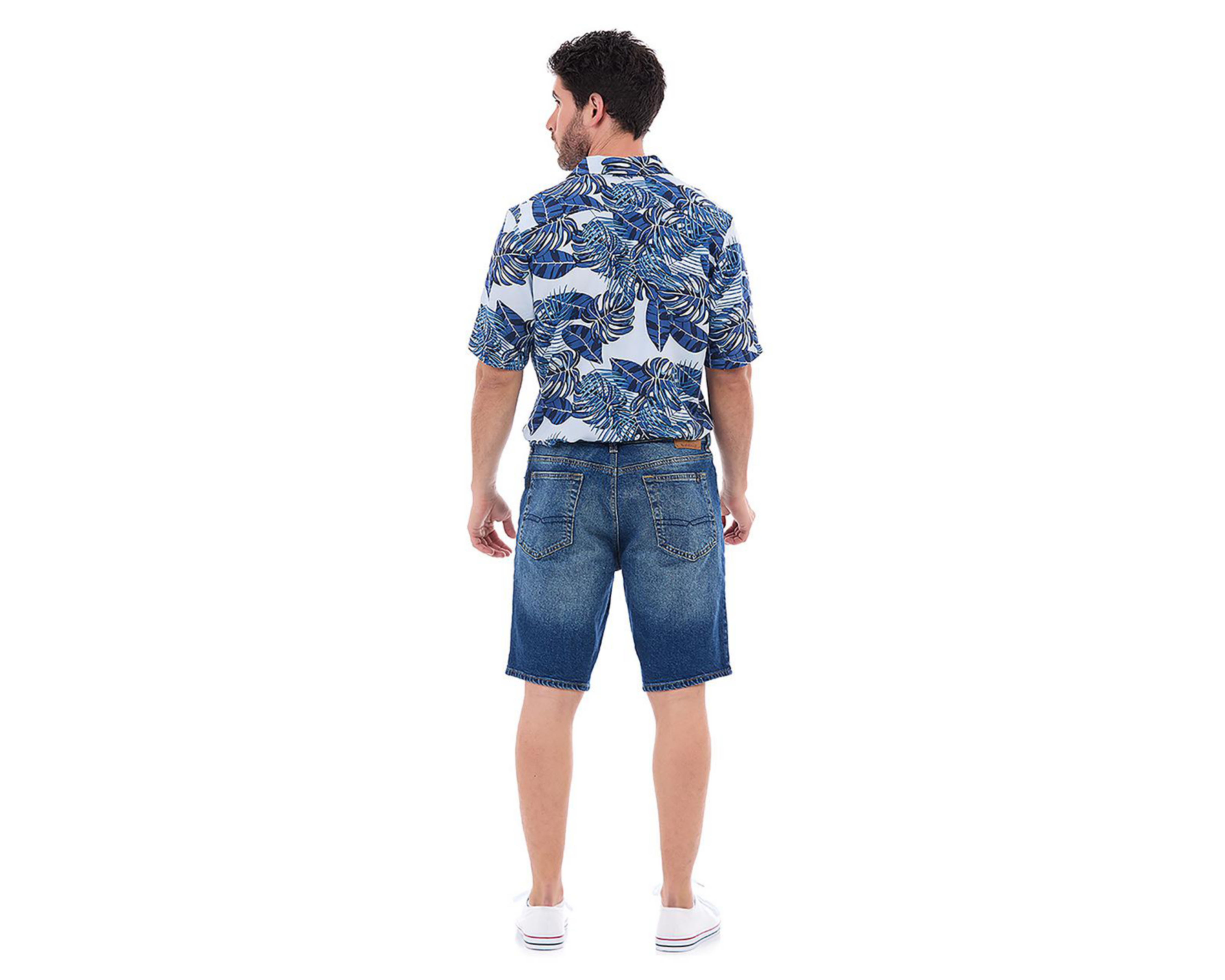 Foto 3 pulgar | Short Buffalo David Bitton para Hombre