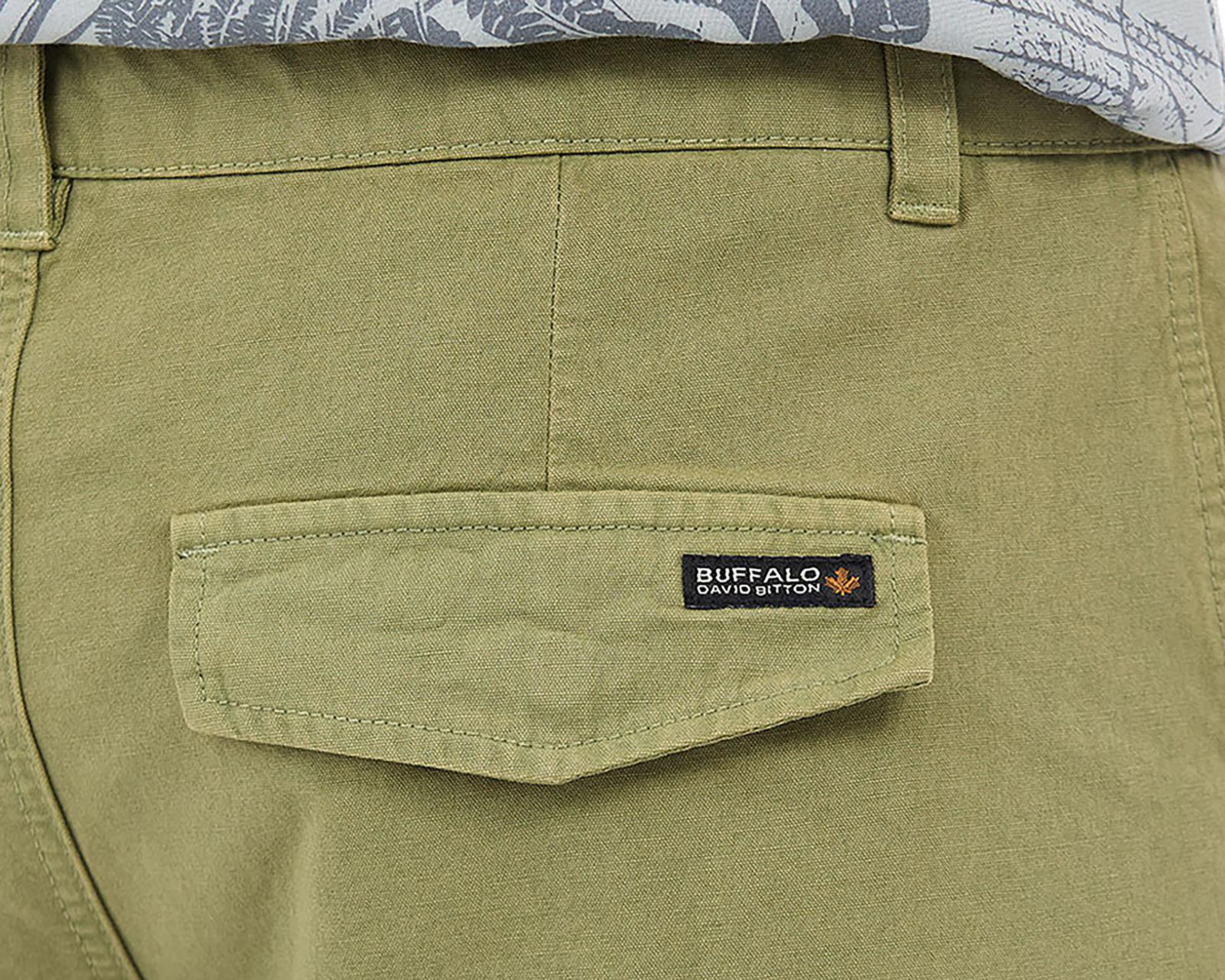 Foto 6 pulgar | Short Buffalo David Bitton para Hombre