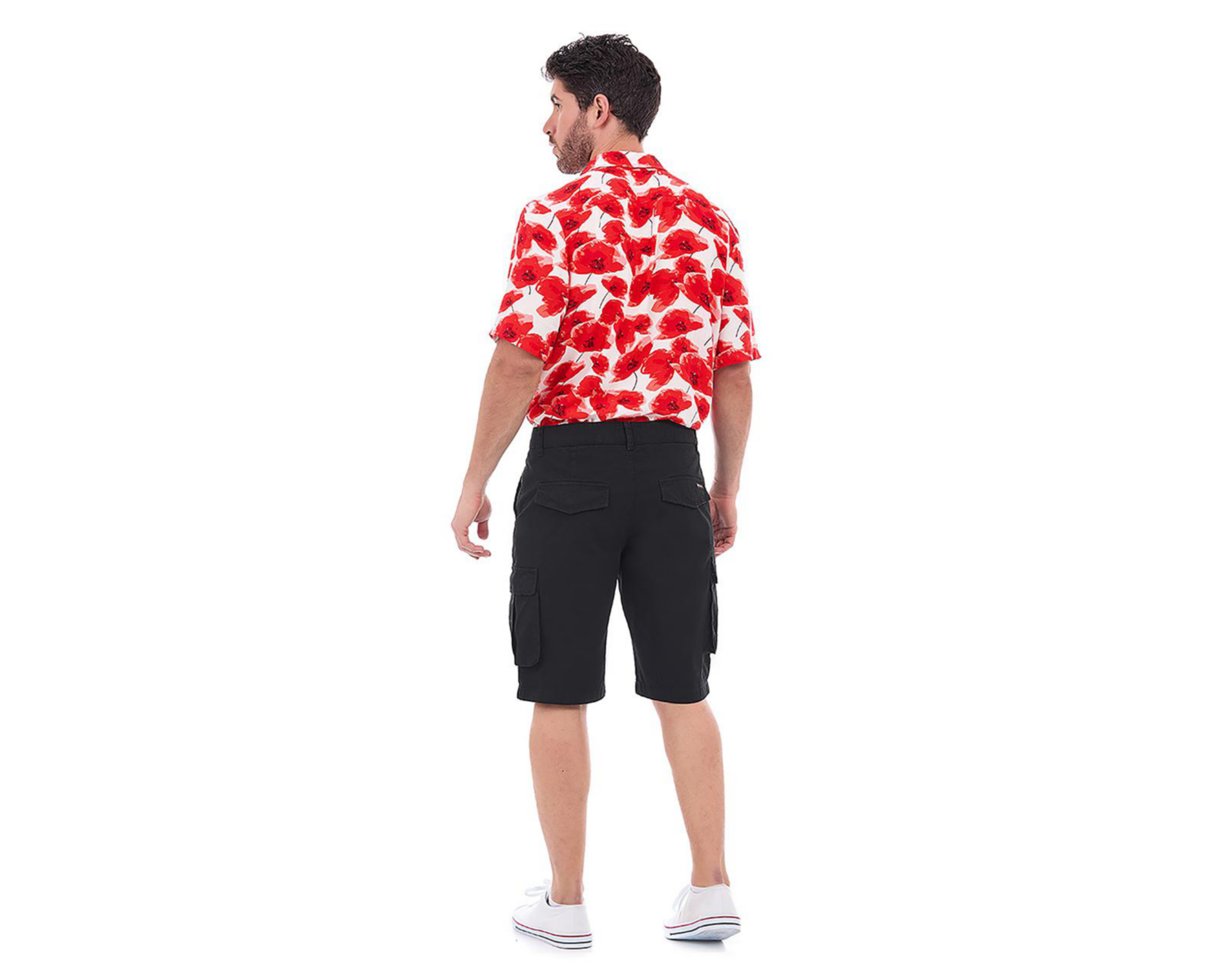 Foto 3 pulgar | Short Buffalo David Bitton para Hombre