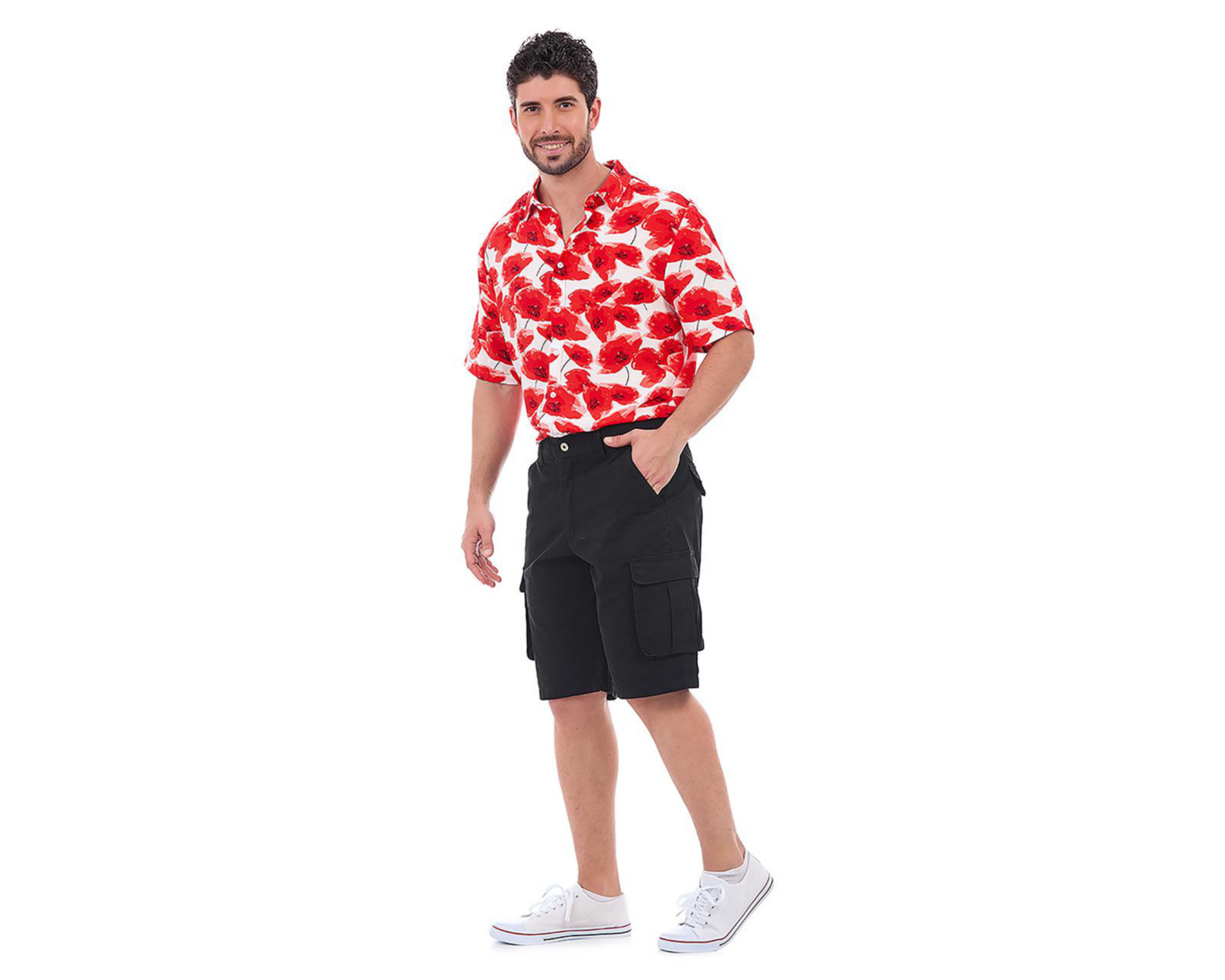 Foto 4 pulgar | Short Buffalo David Bitton para Hombre