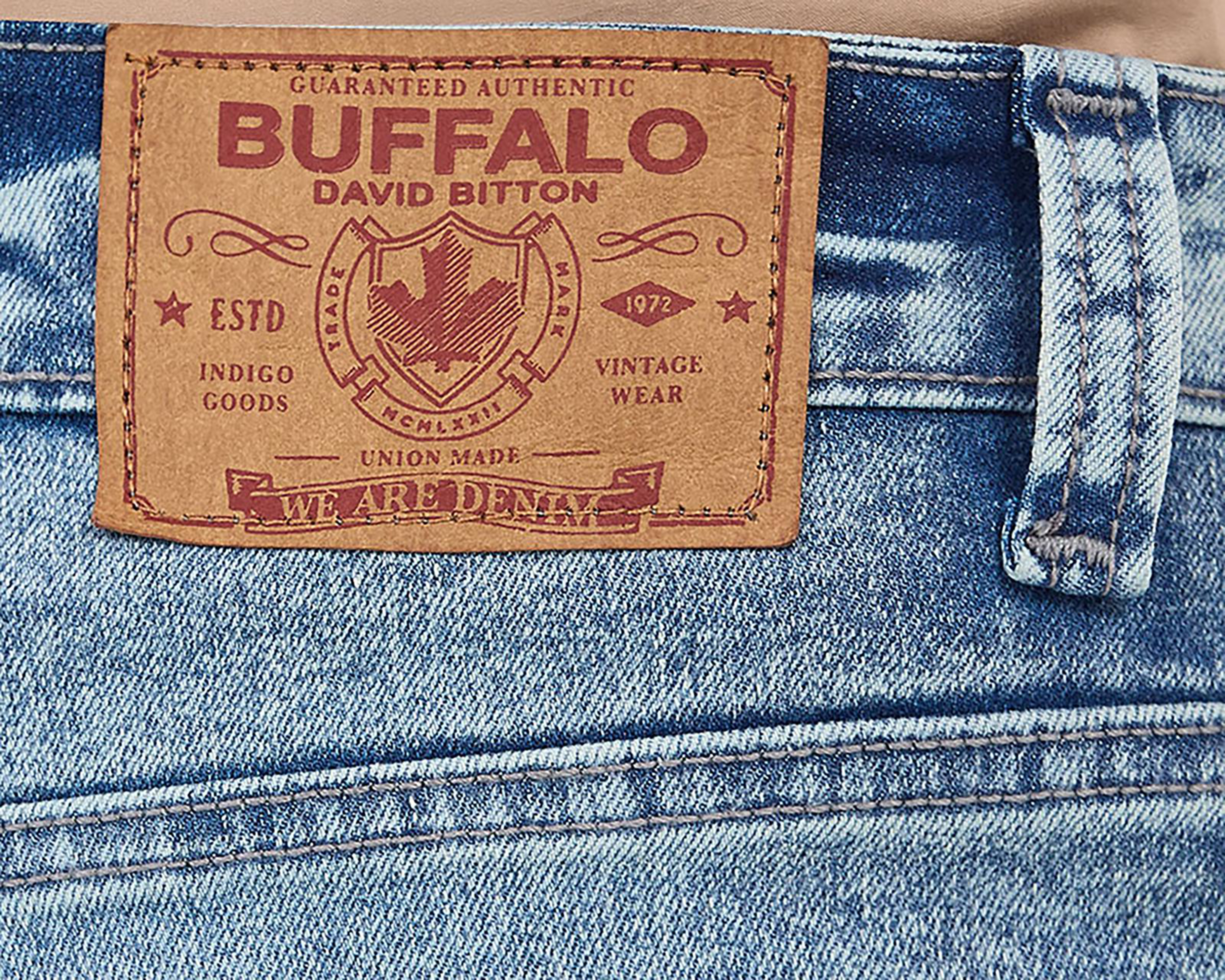 Foto 4 | Jeans Regular Fit Buffalo David Bitton para Hombre