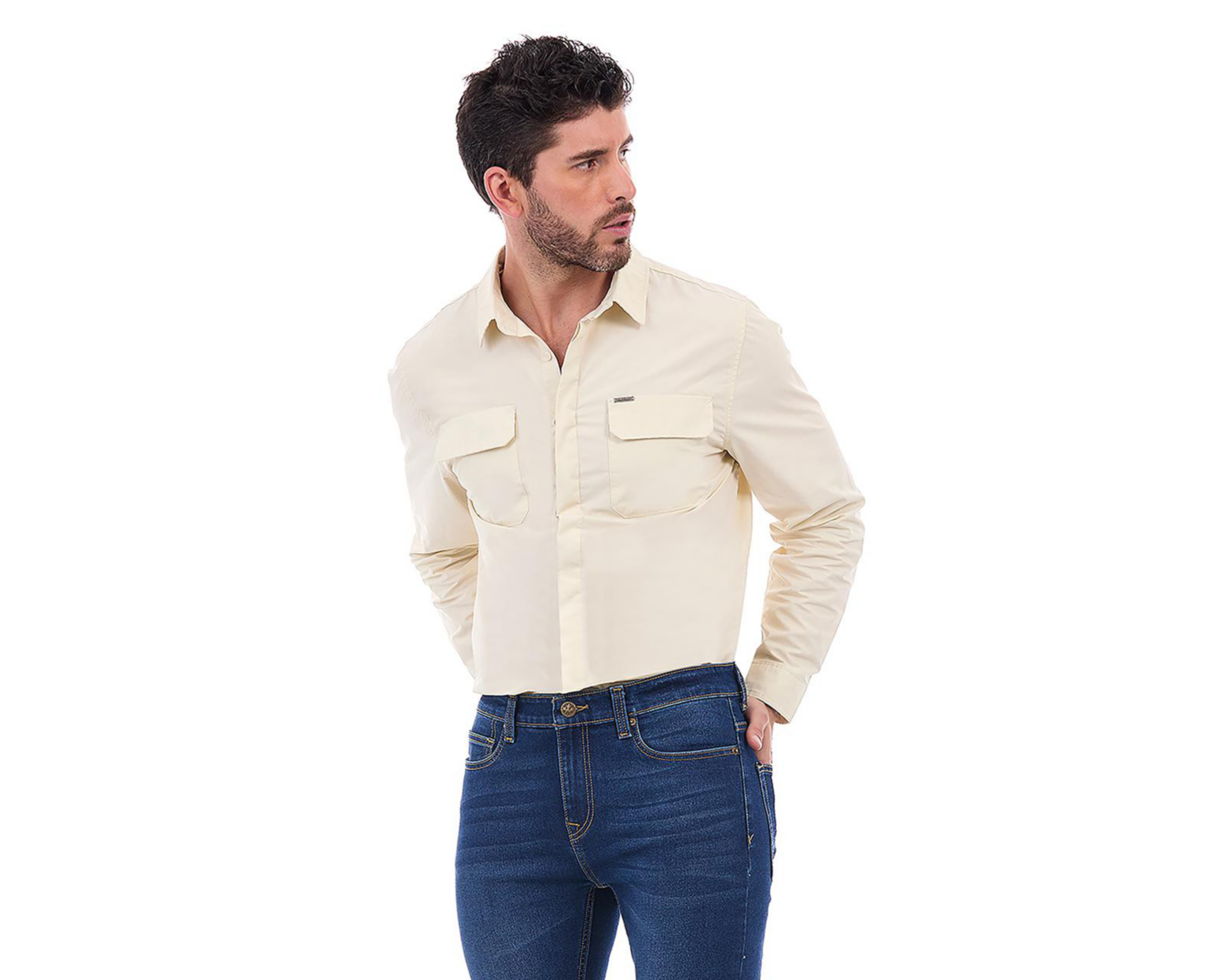Foto 2 pulgar | Jeans Slim Fit Buffalo David Bitton para Hombre