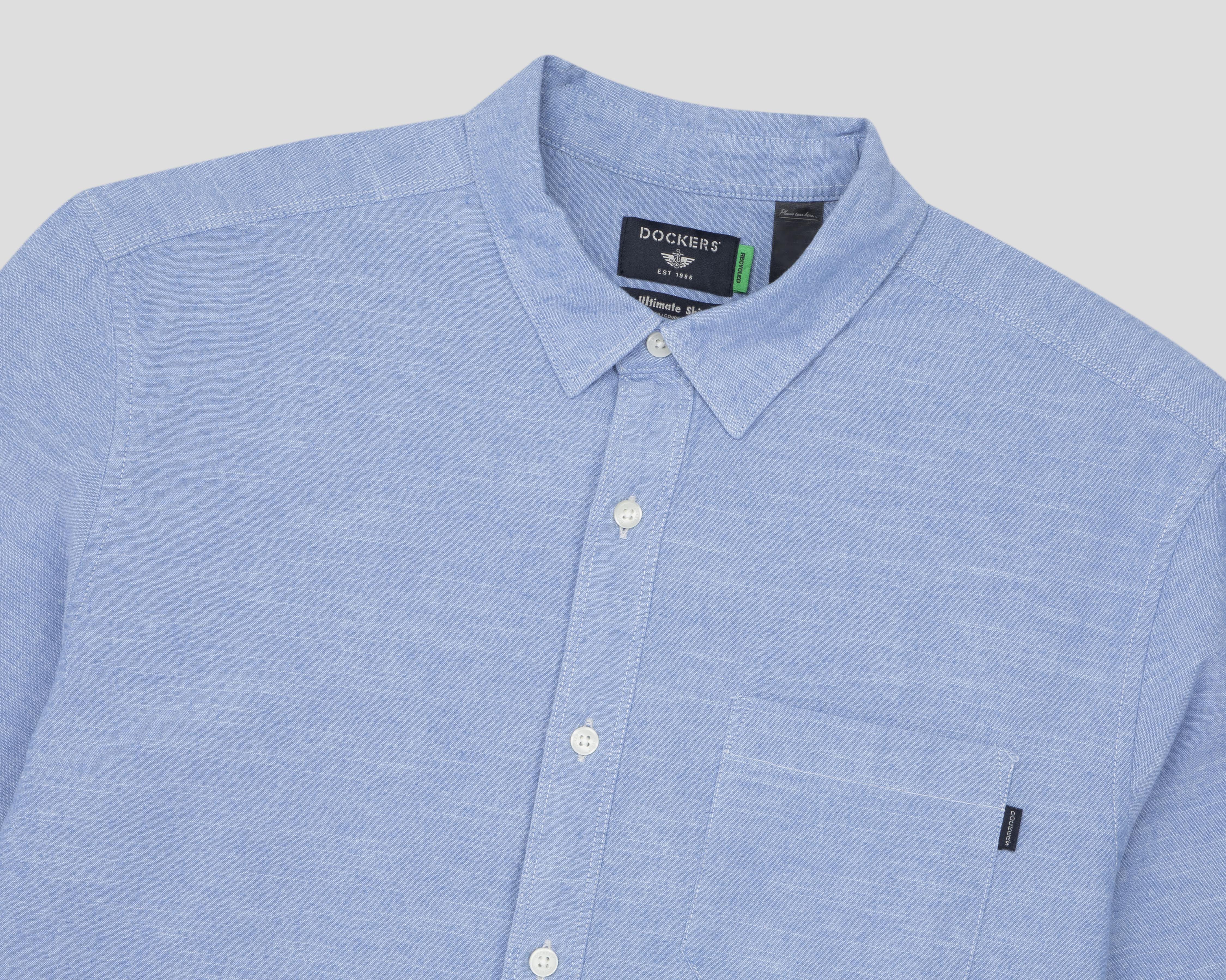 Foto 5 pulgar | Camisa Casual Dockers Regular Lisa para Hombre