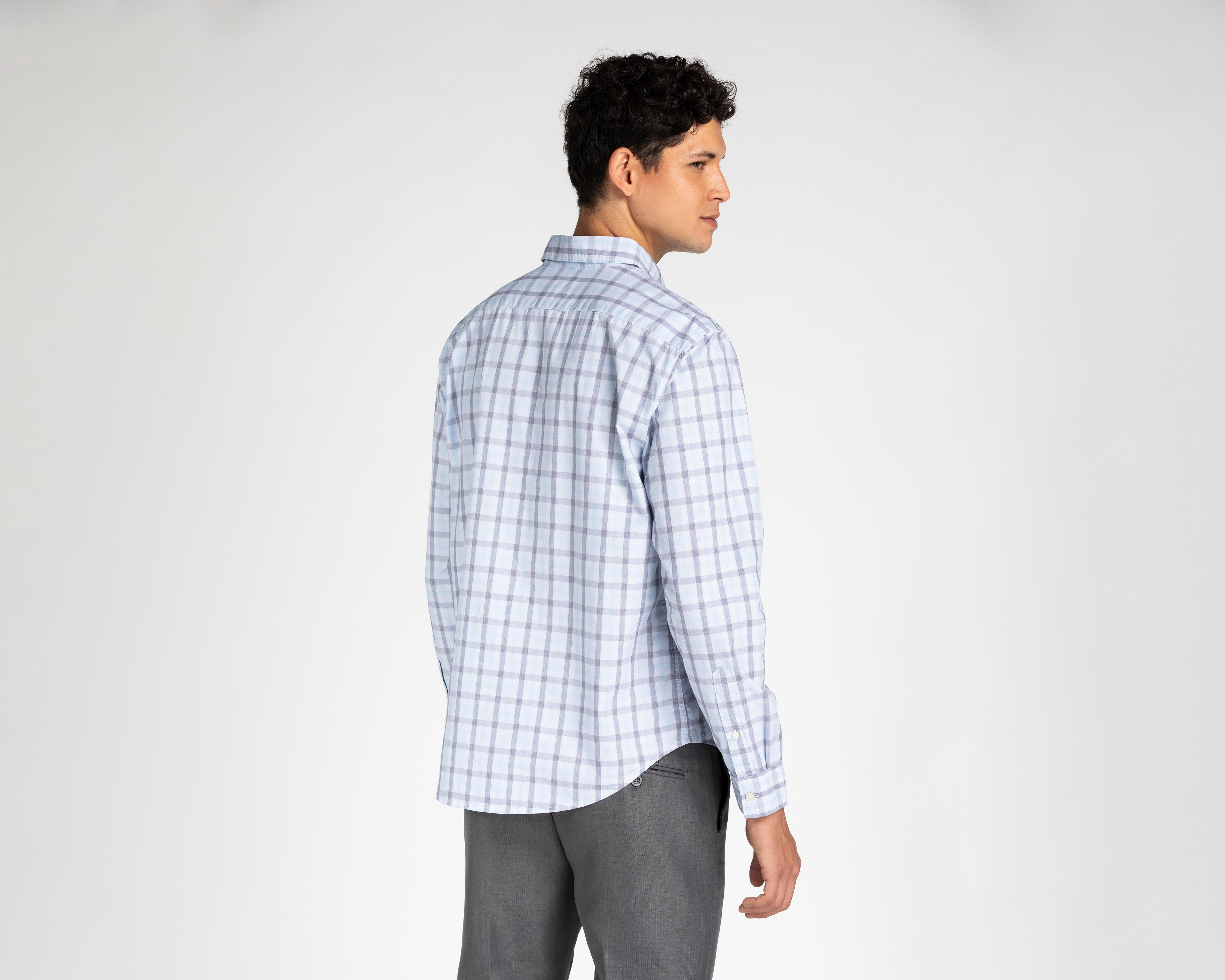 Foto 3 pulgar | Camisa Casual Dockers Regular a Cuadros para Hombre