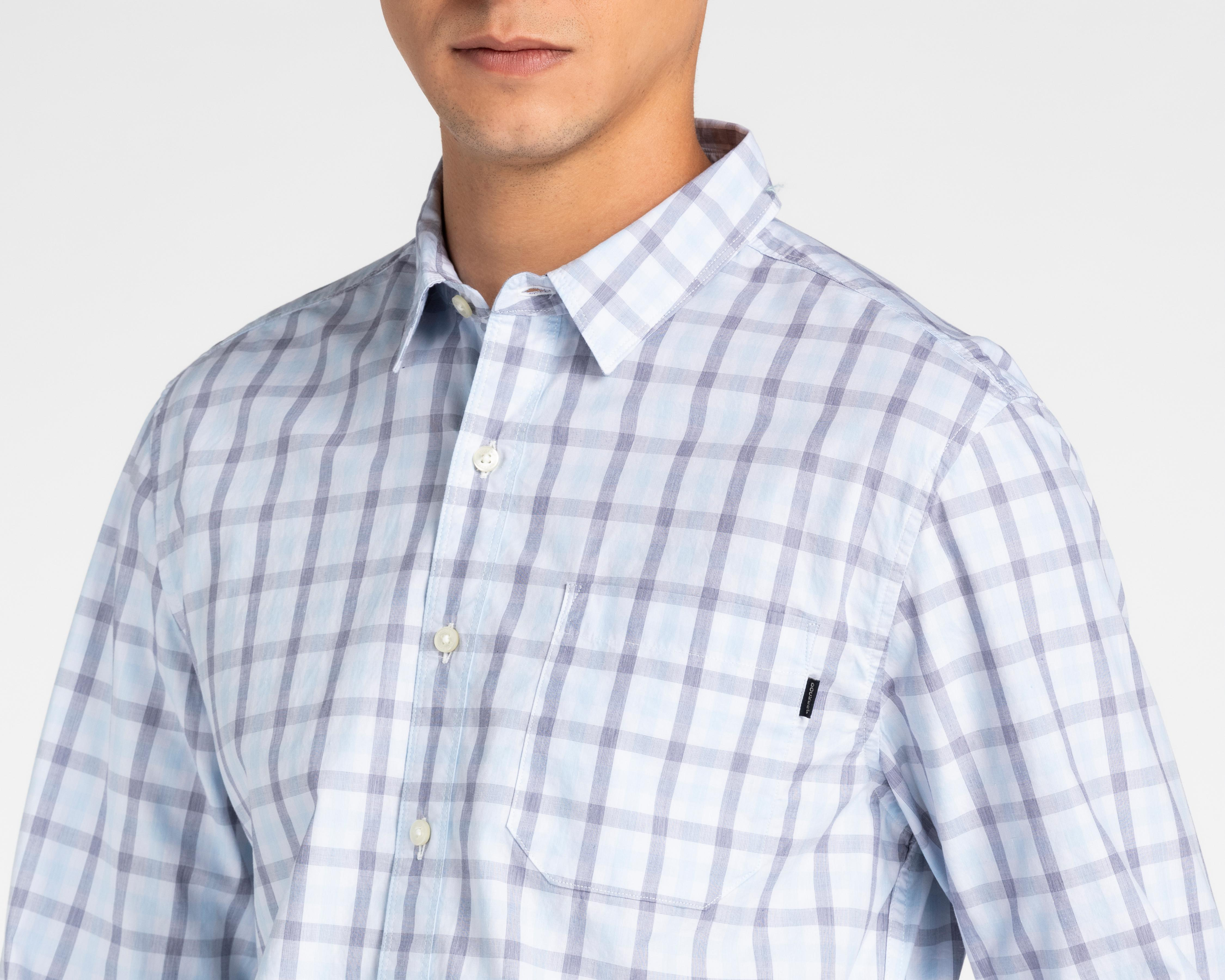 Foto 4 pulgar | Camisa Casual Dockers Regular a Cuadros para Hombre