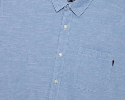 Foto 3 | Camisa de Vestir Dockers Manga Corta Cuello Americano para Hombre