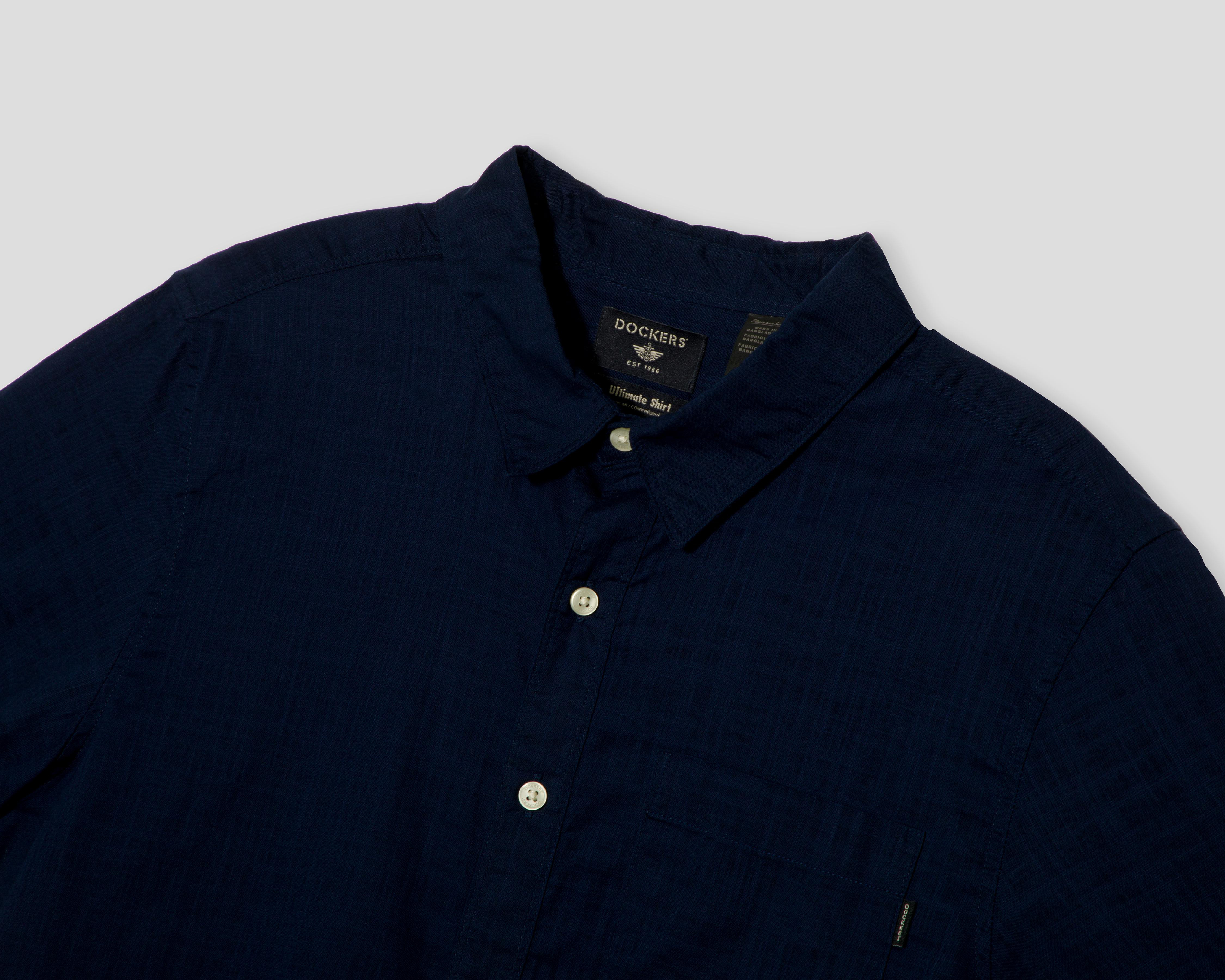 Foto 4 pulgar | Camisa Casual de Algodón Dockers Regular Lisa para Hombre