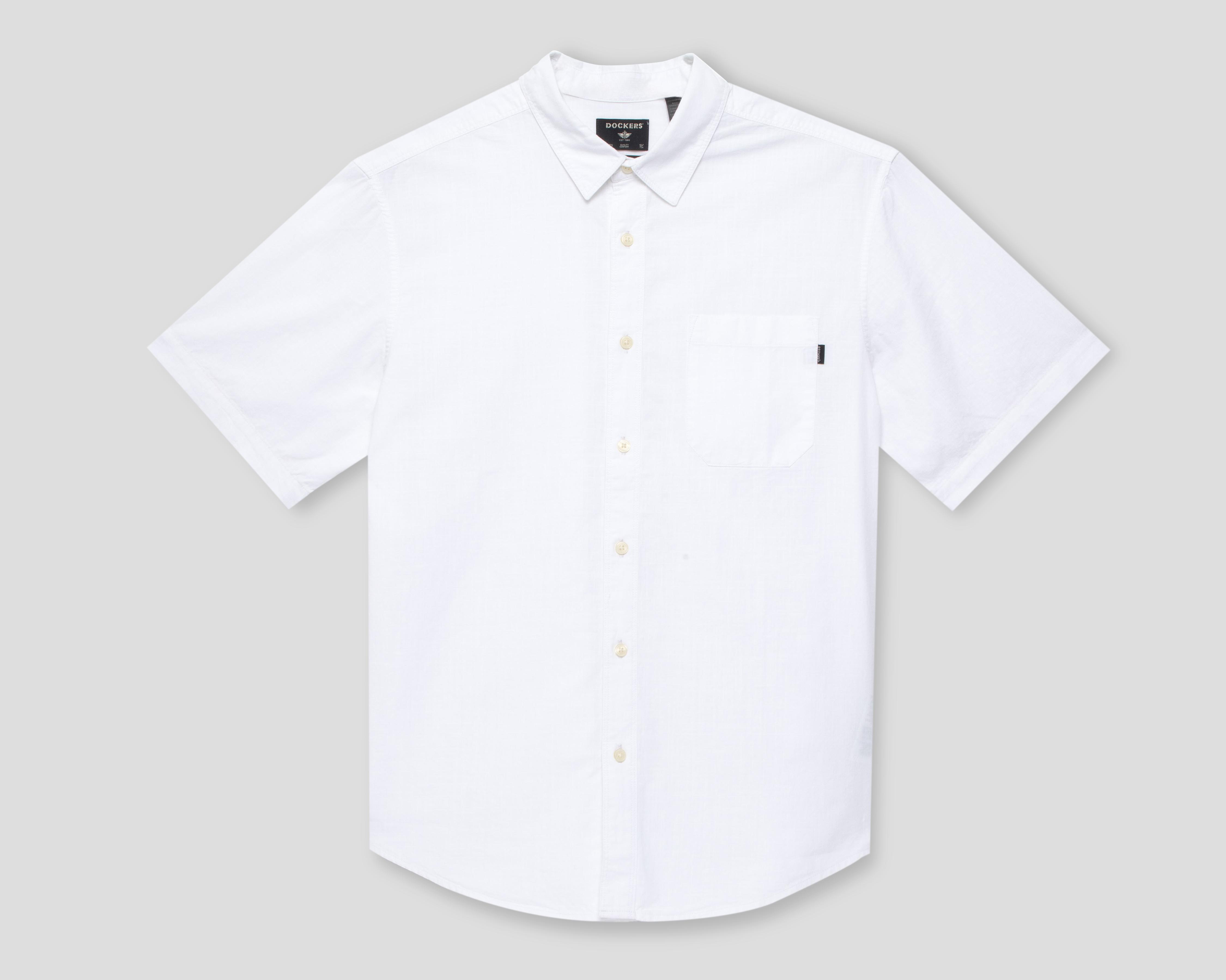 Foto 2 pulgar | Camisa Casual de Algodón Dockers Liso para Hombre