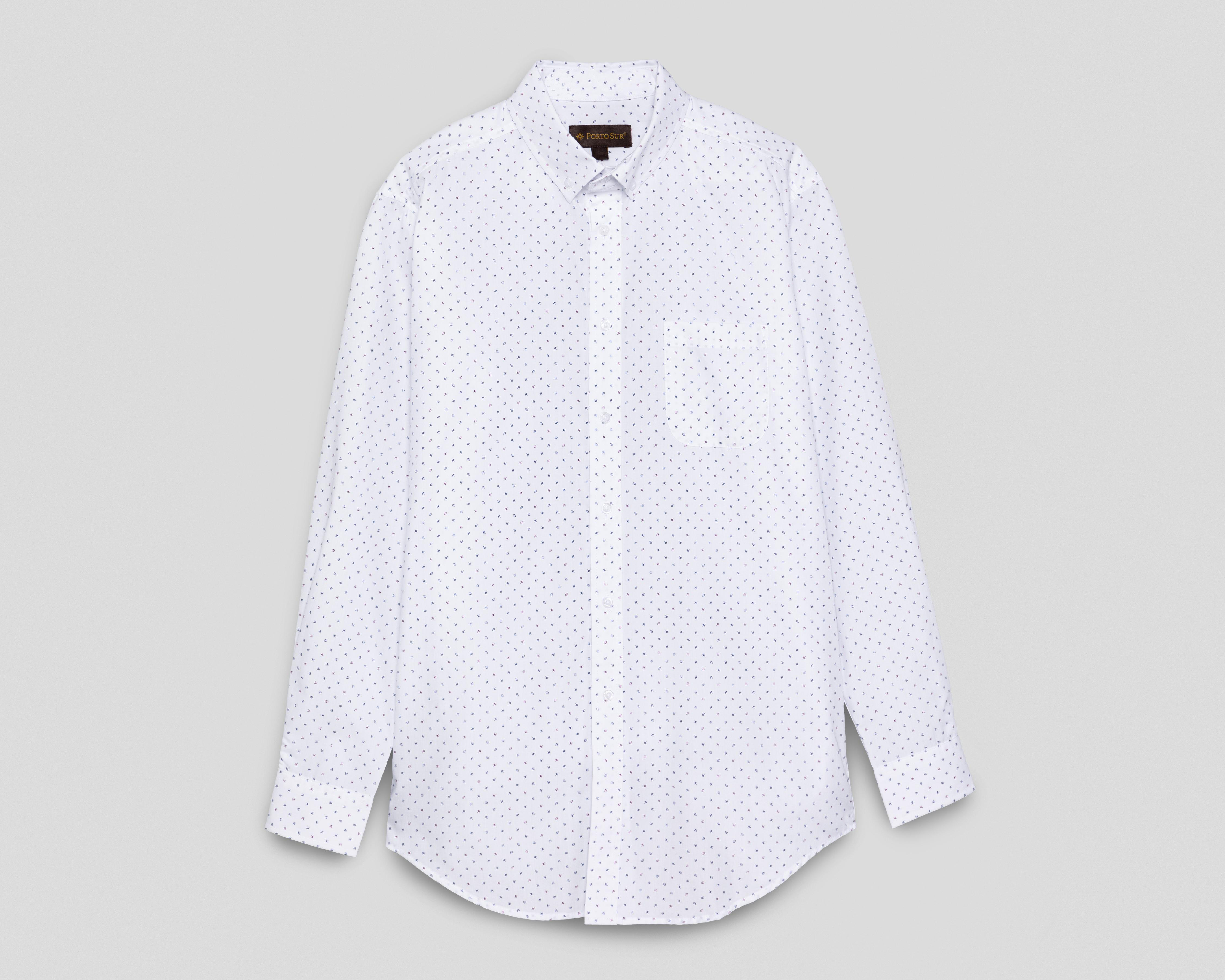 Camisa Casual Porto Sur Regular con Miniprint