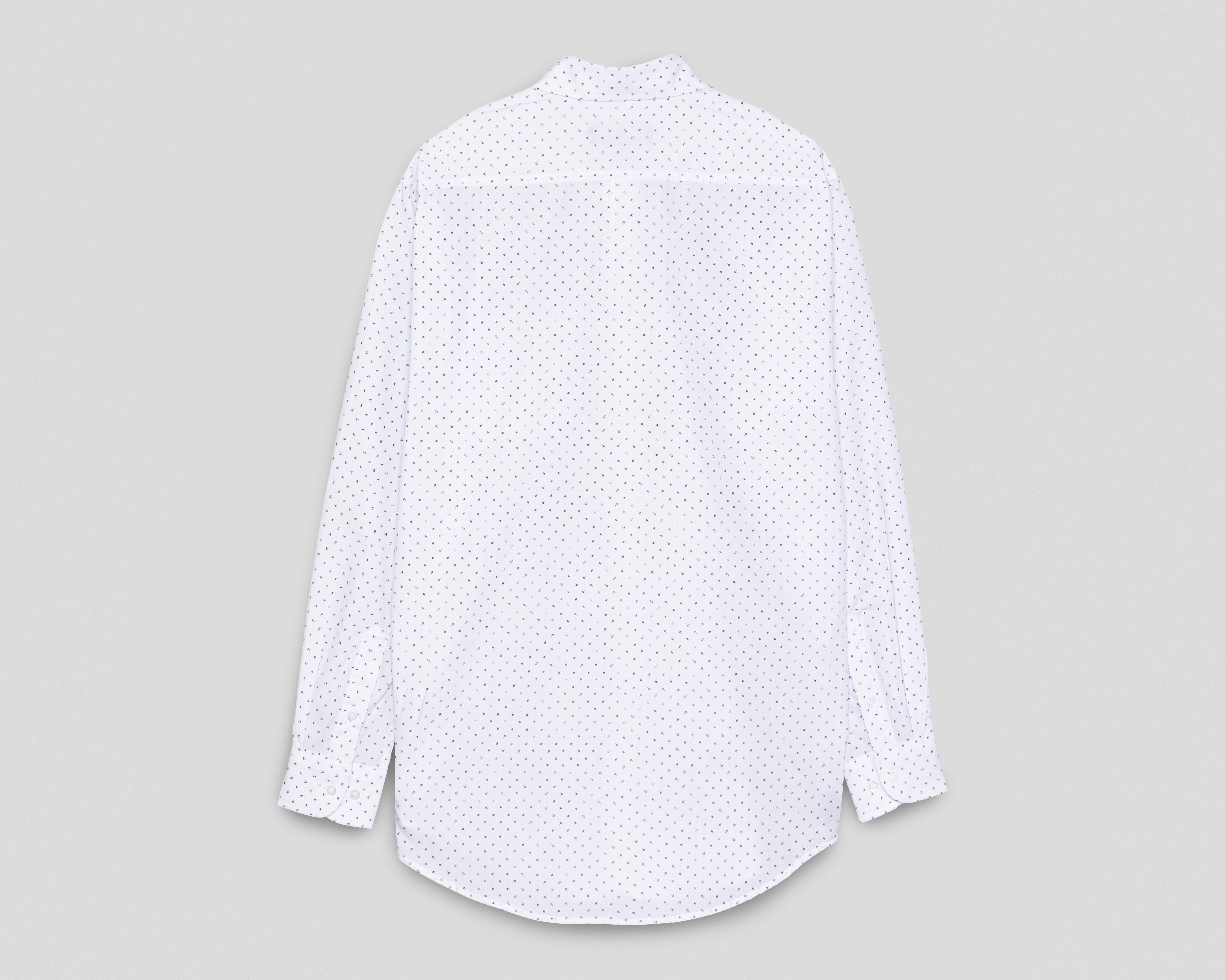 Foto 3 pulgar | Camisa Casual Porto Sur Regular con Miniprint