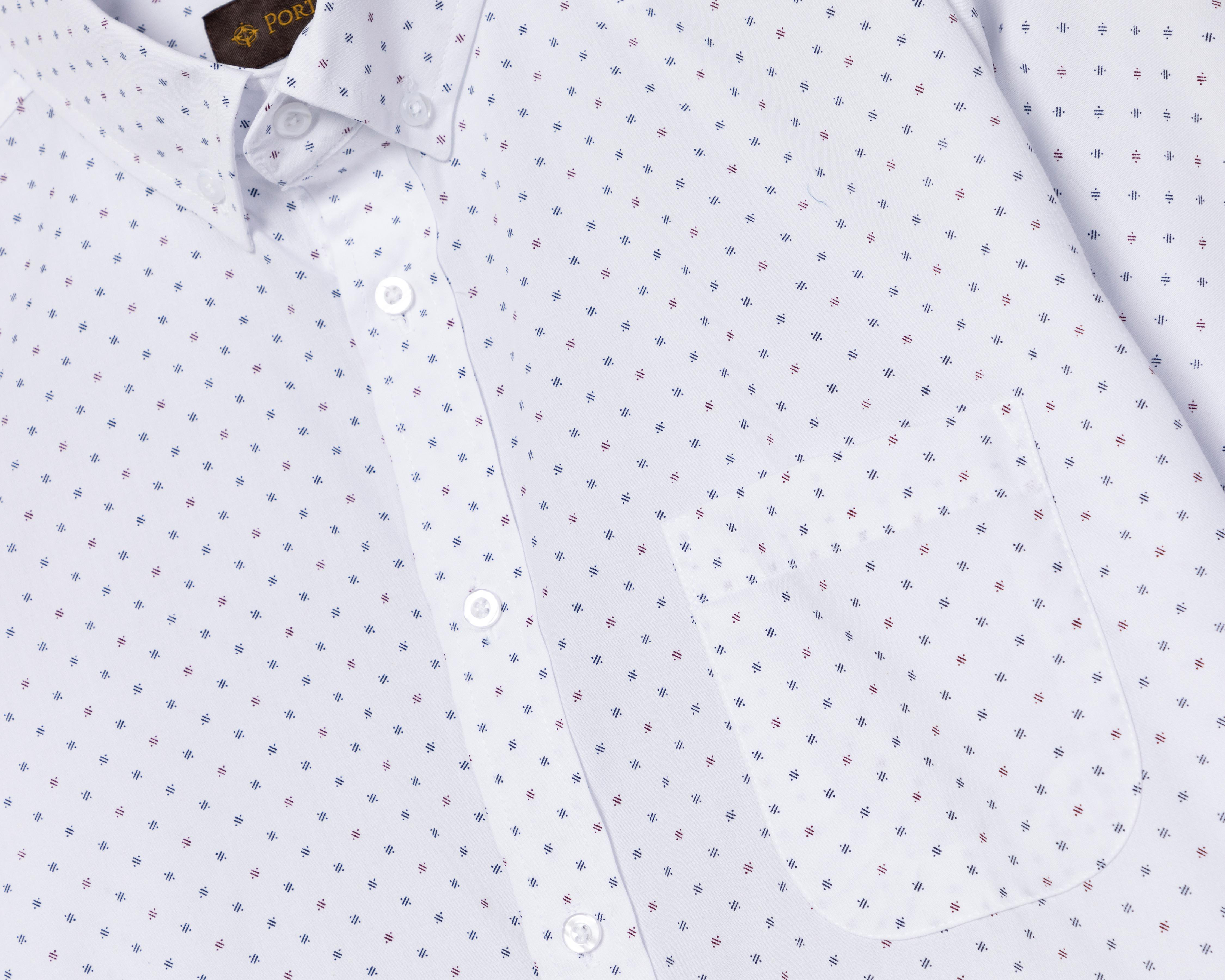 Foto 4 pulgar | Camisa Casual Porto Sur Regular con Miniprint
