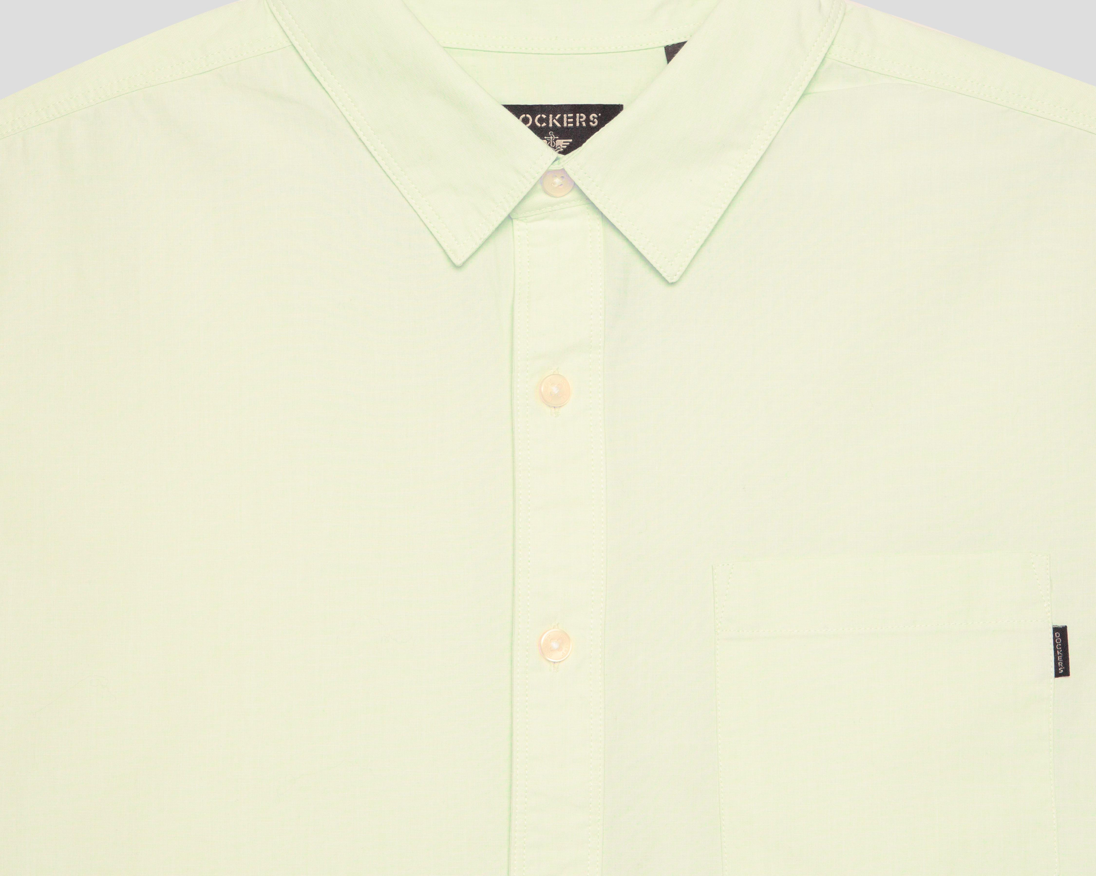 Foto 4 pulgar | Camisa Casual de Algodón Dockers Regular Lisa para Hombre