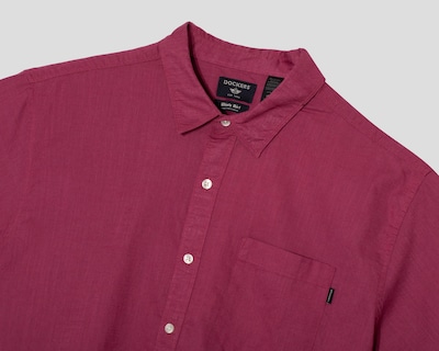 Foto 3 | Camisa Casual de Algodón Dockers Regular Lisa para Hombre
